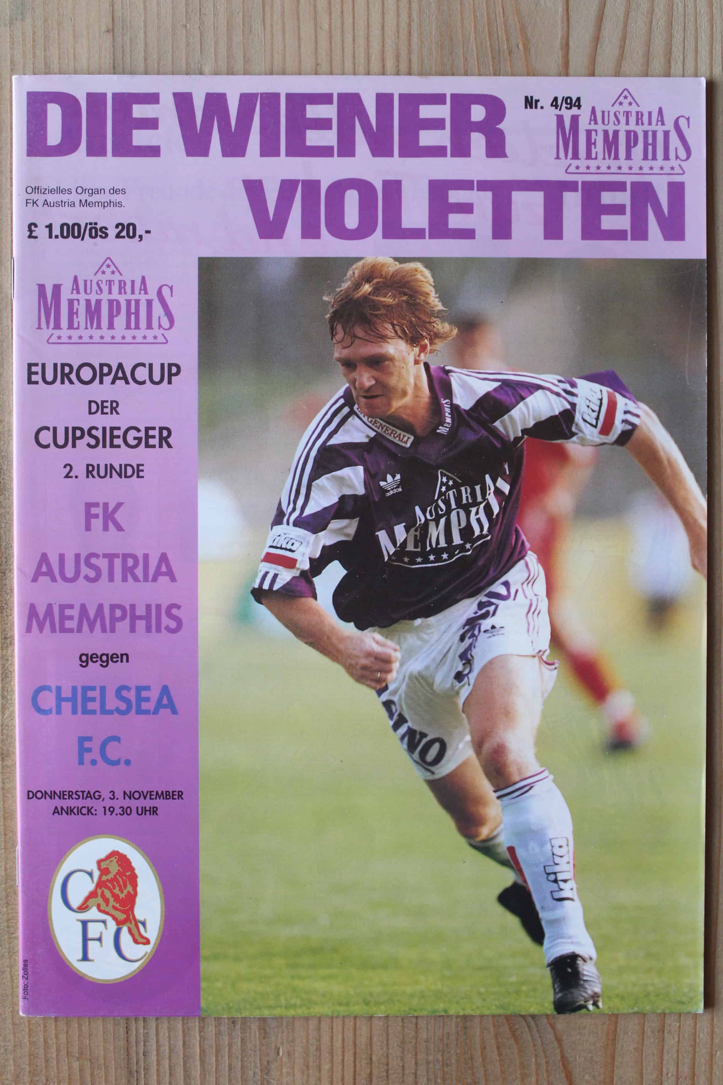 Austria (Vienna) v Chelsea FC