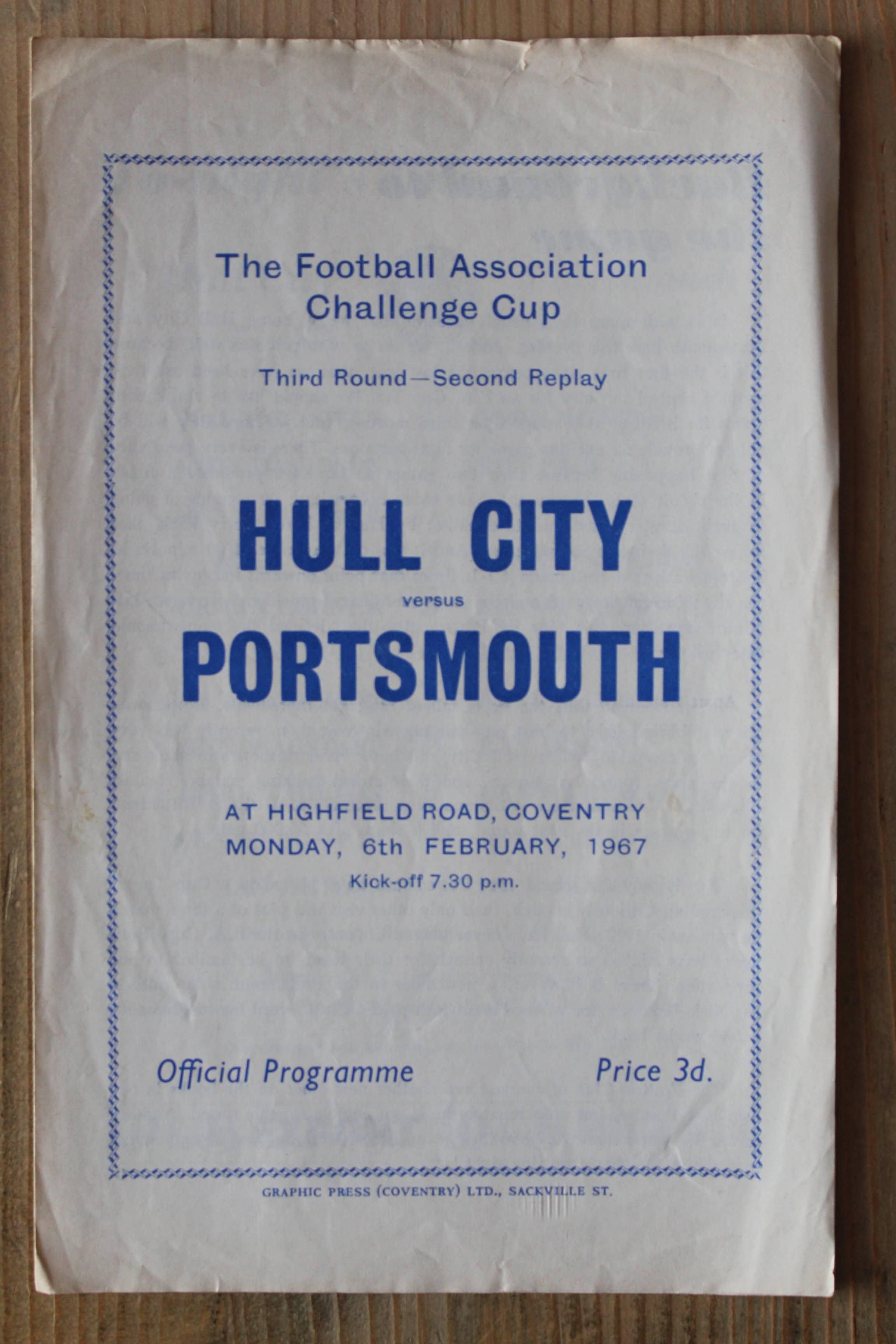 Hull City FC v Portsmouth FC