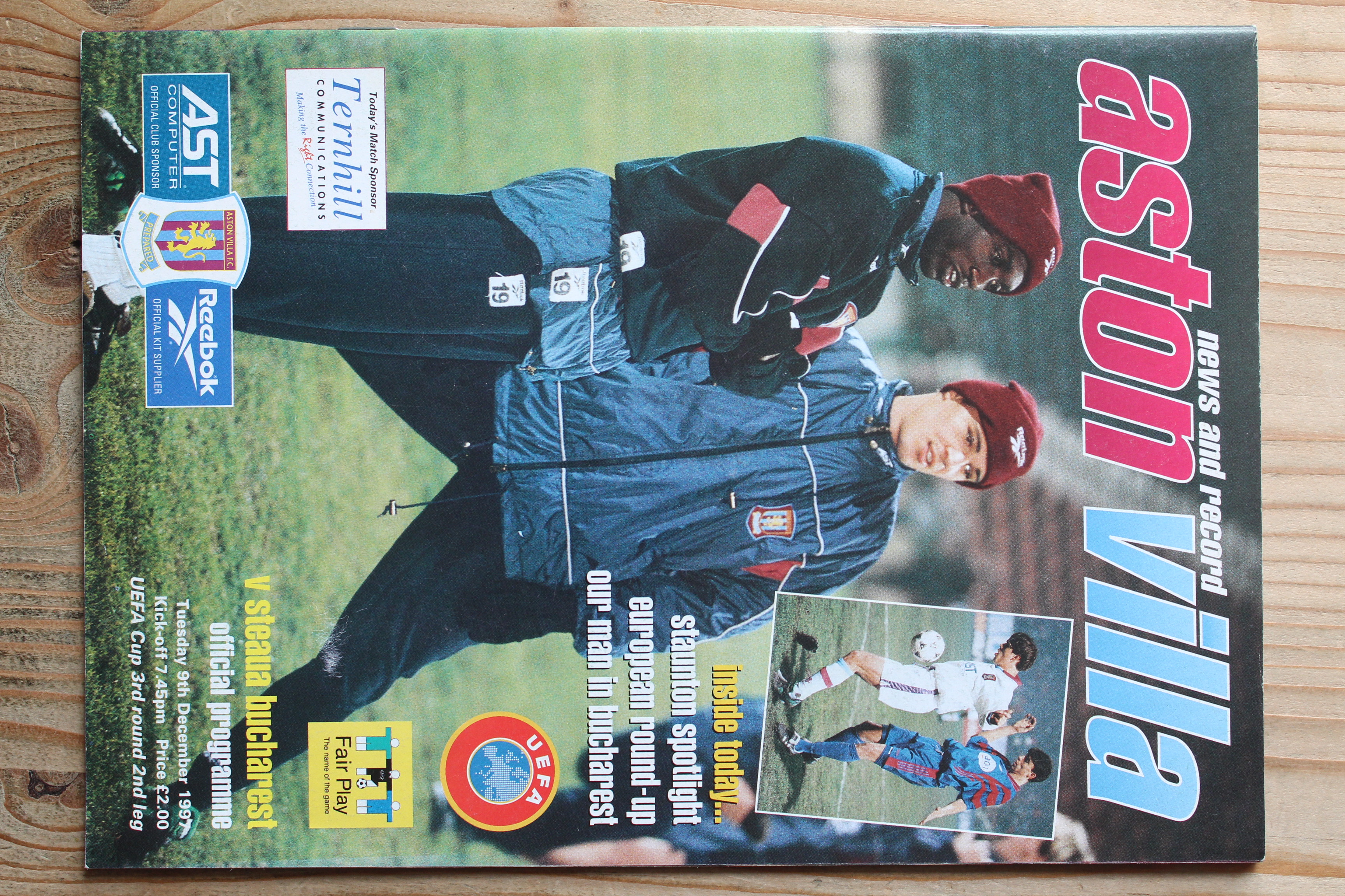 Aston Villa FC v Steaua Bucharest
