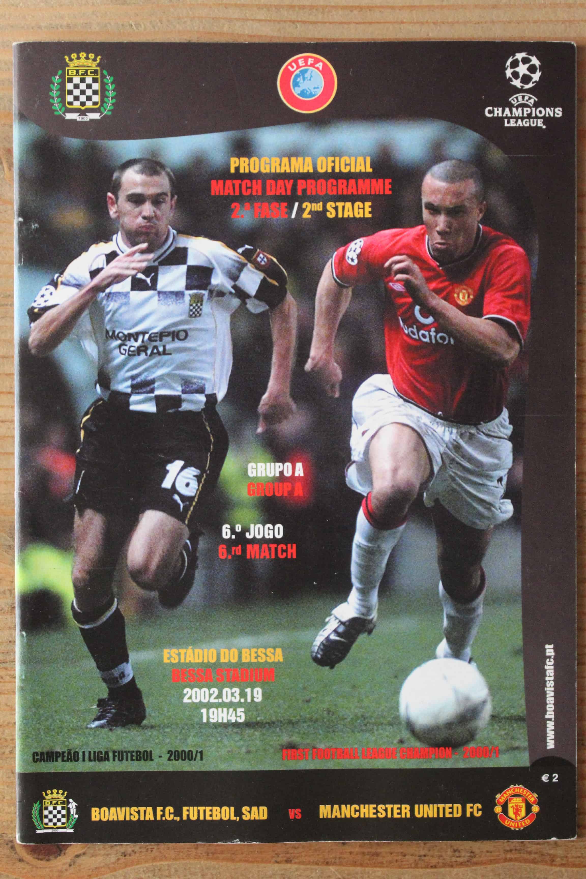 Boavista v Manchester United FC