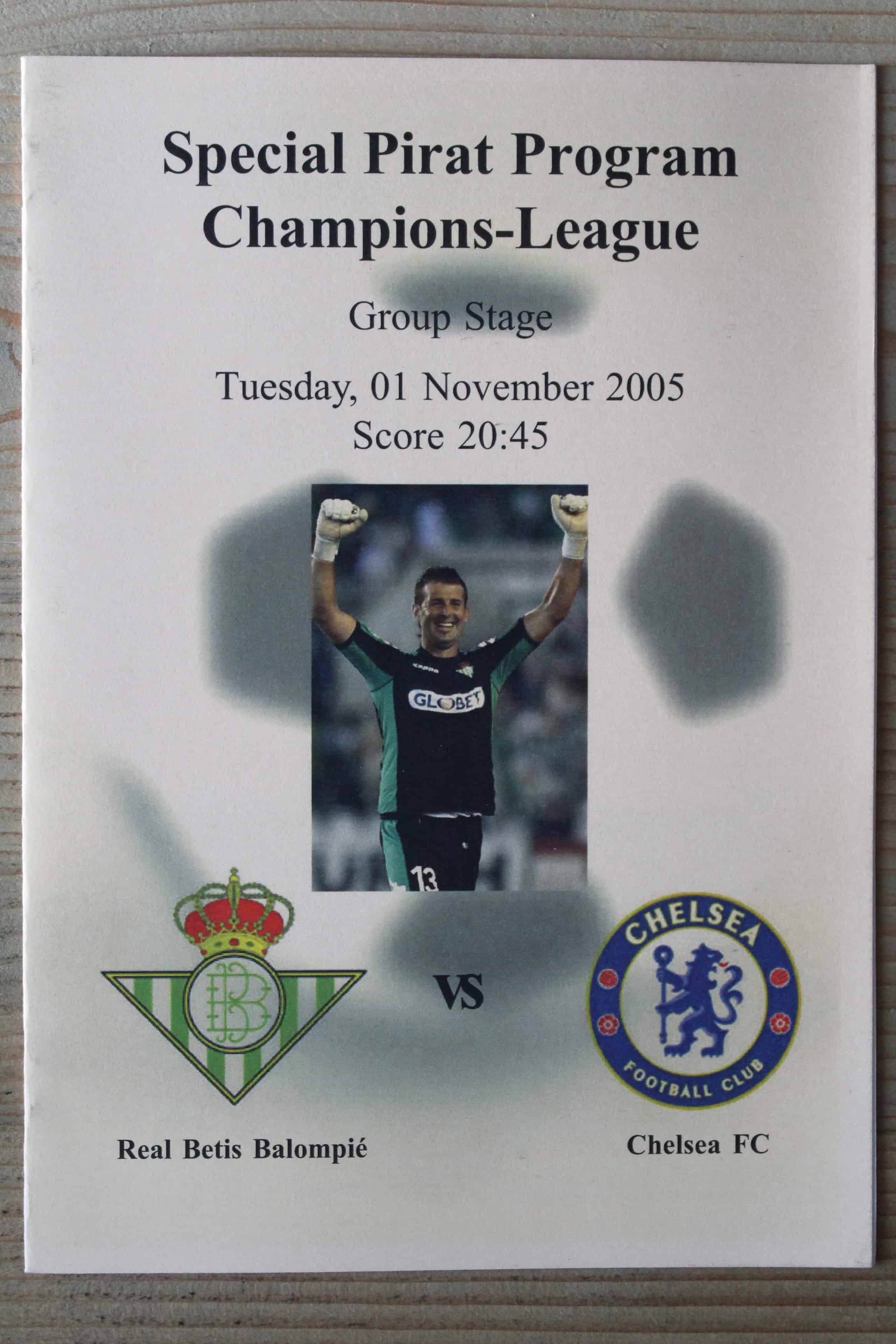 Real Betis v Chelsea FC