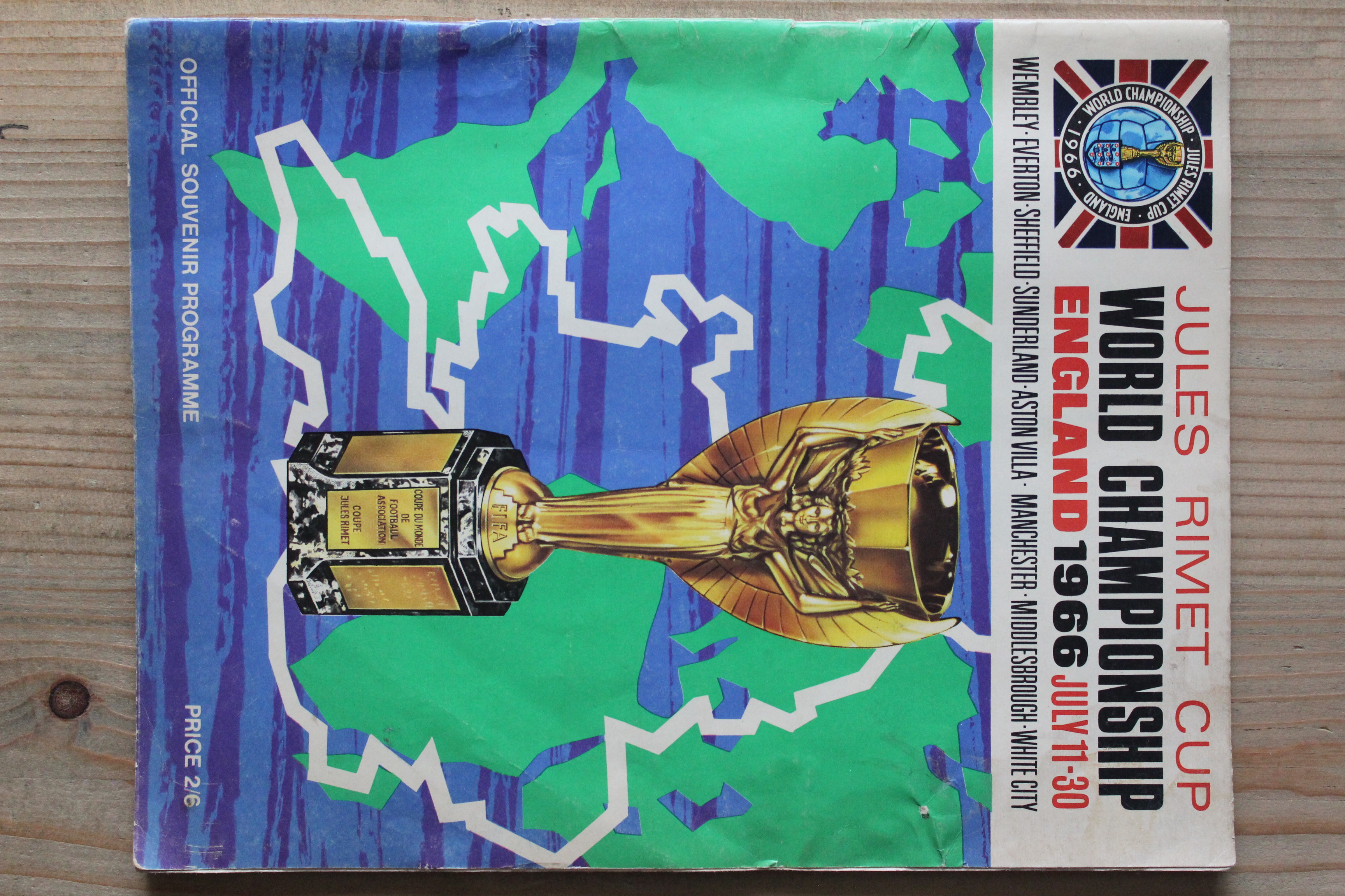 1966 World Cup Tournament Programme v 1966 World Cup Tournament Programme