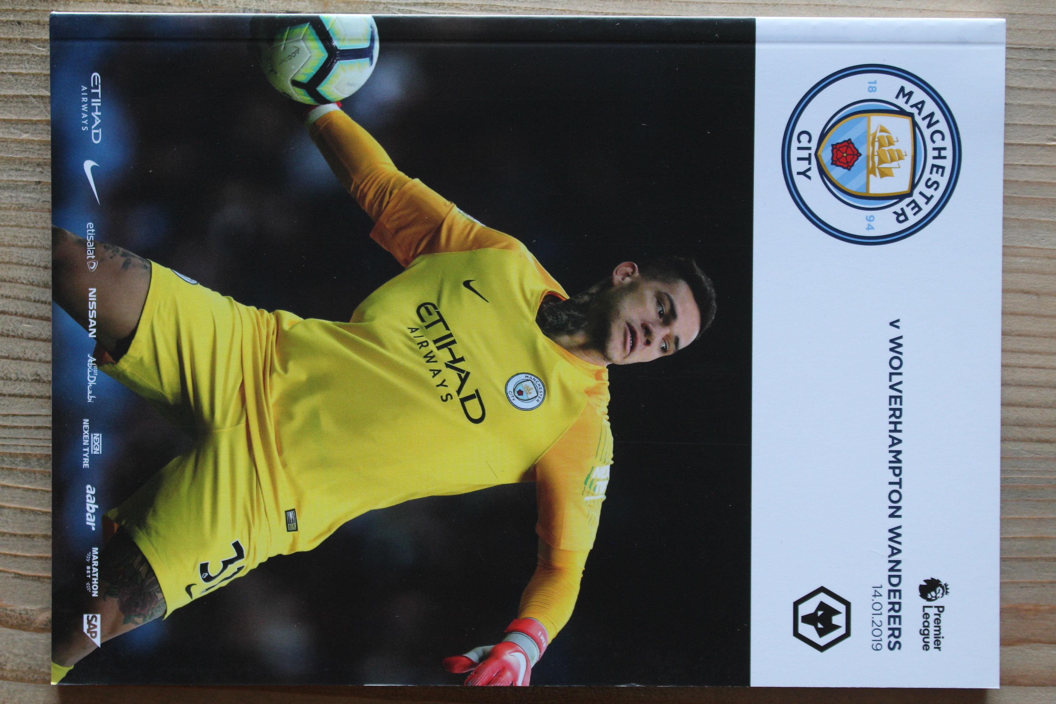 Manchester City FC v Wolverhampton Wanderers FC