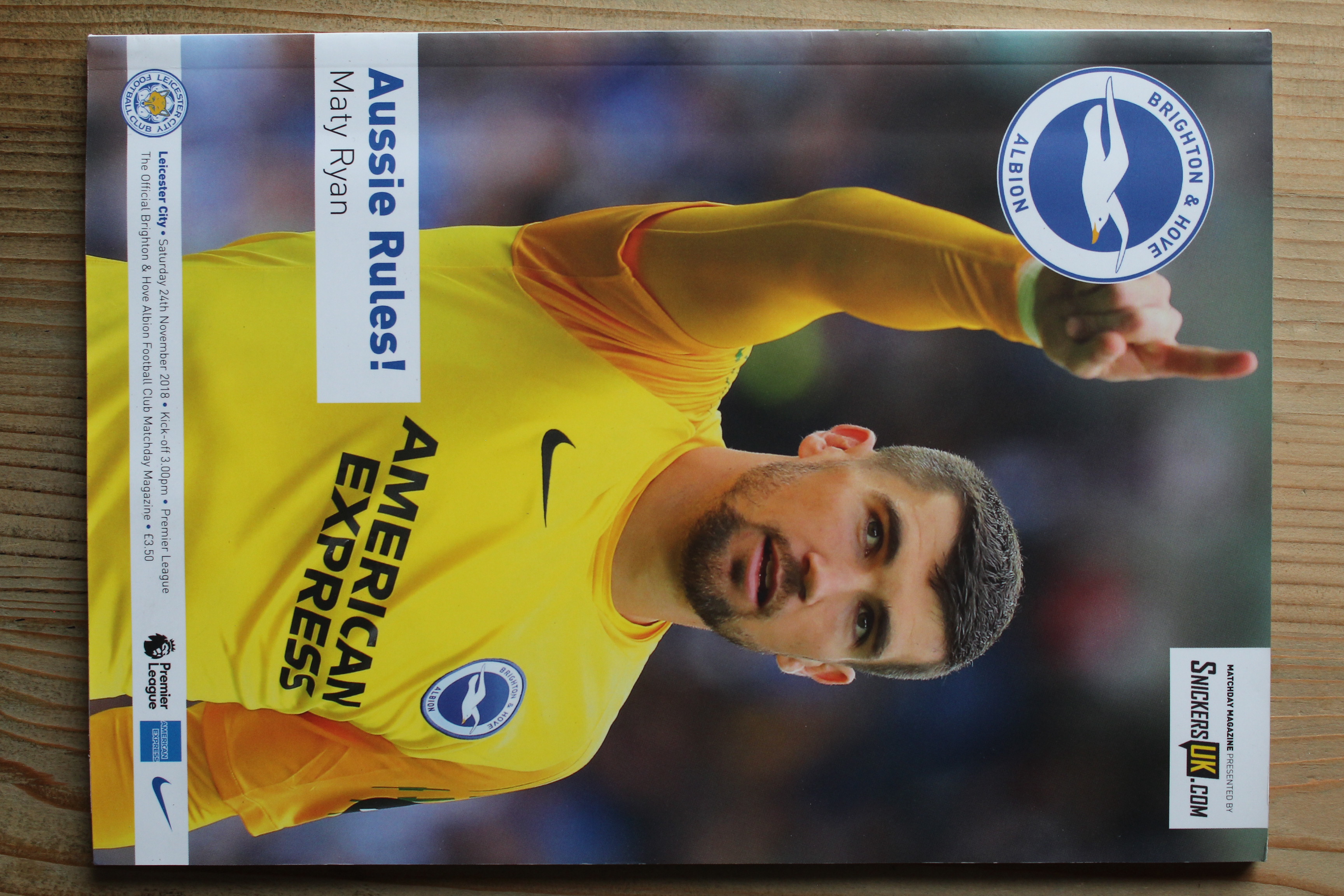 Brighton & Hove Albion FC v Leicester City FC