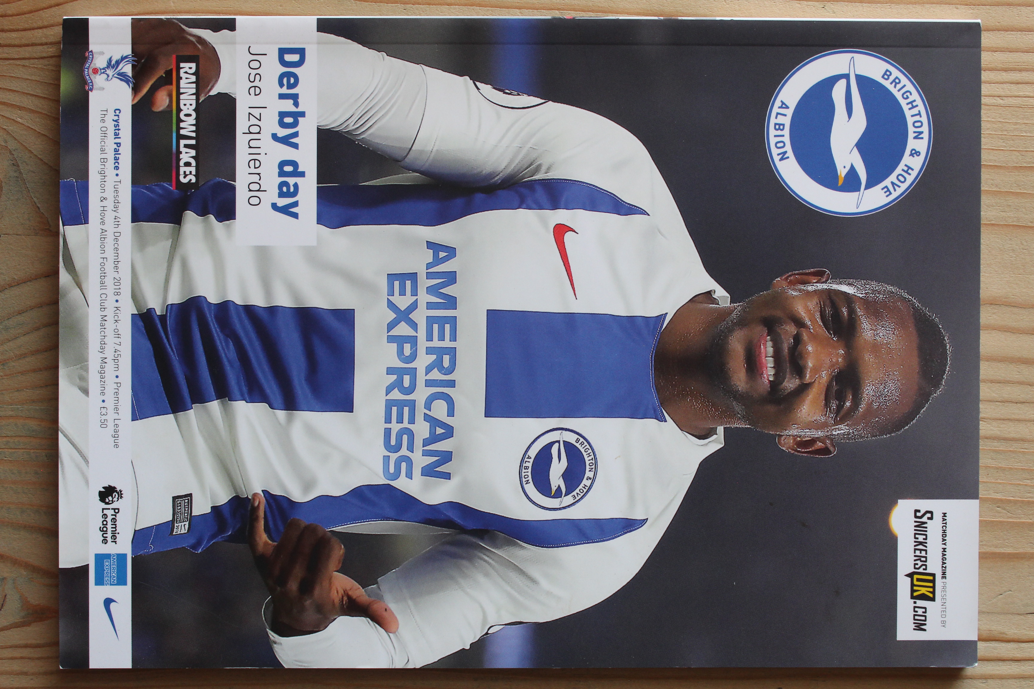 Brighton & Hove Albion FC v Crystal Palace FC