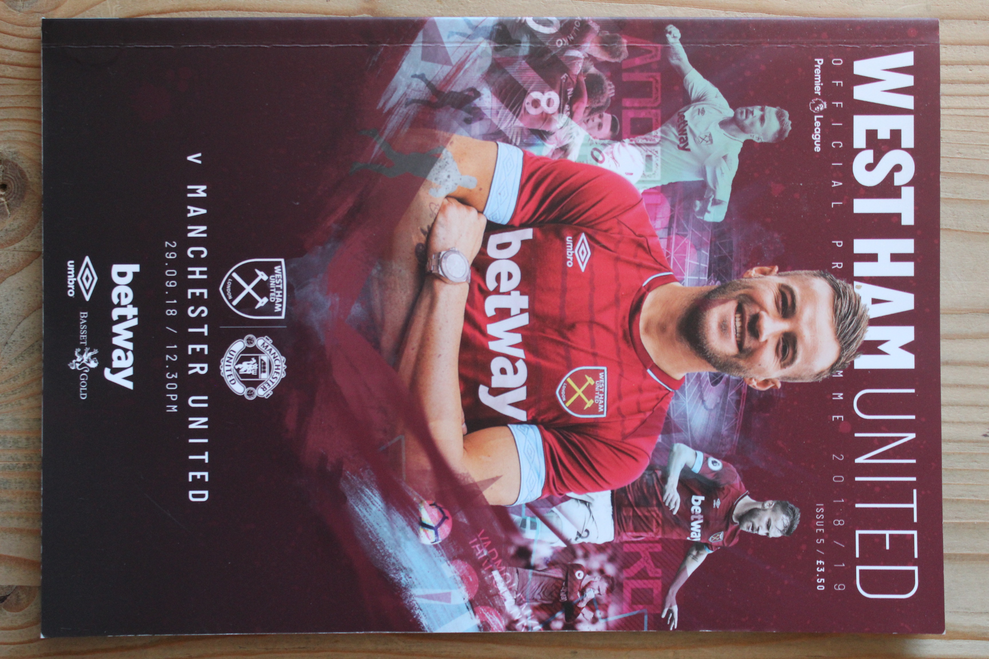 West Ham United FC v Manchester United FC
