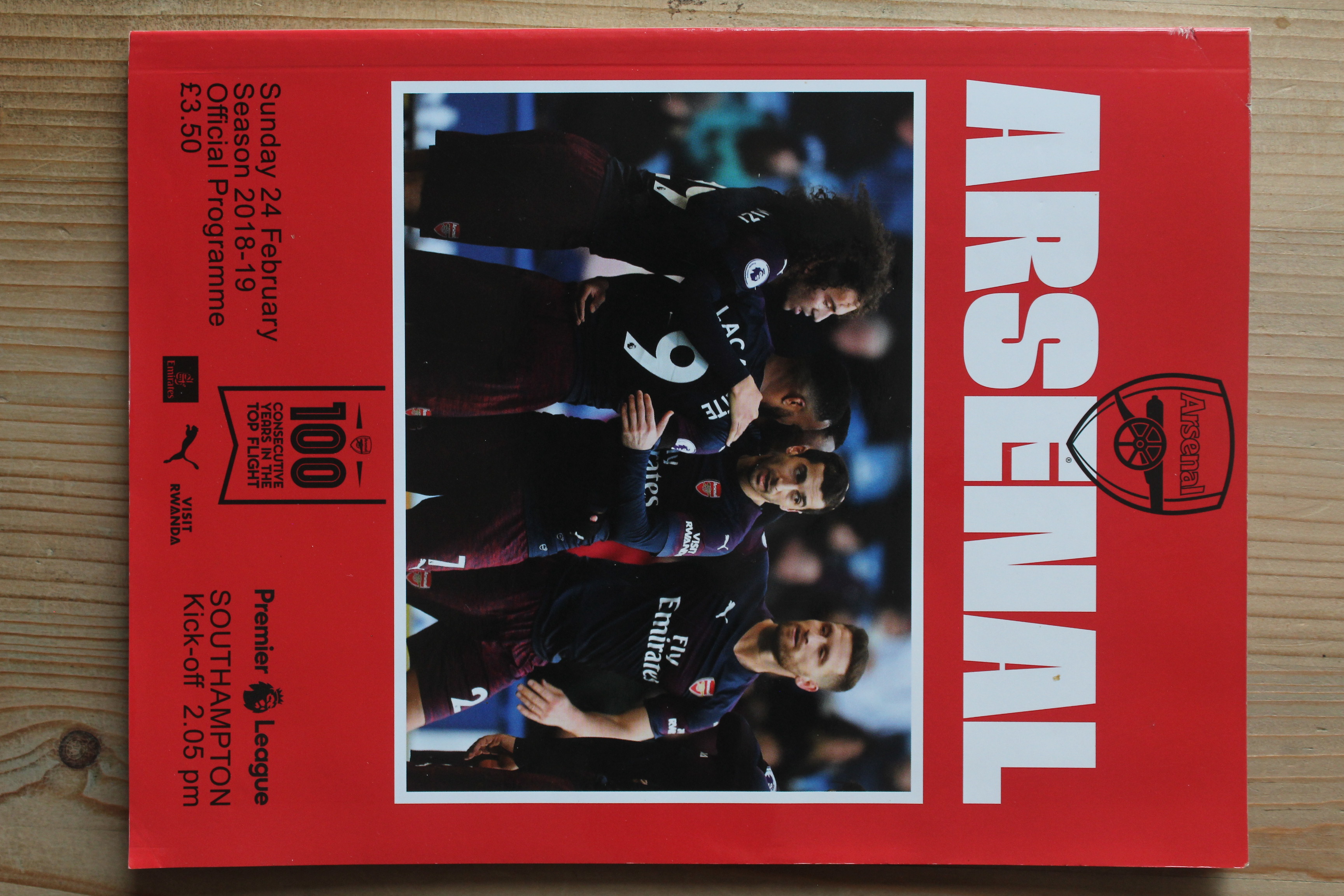 Arsenal FC v Southampton FC