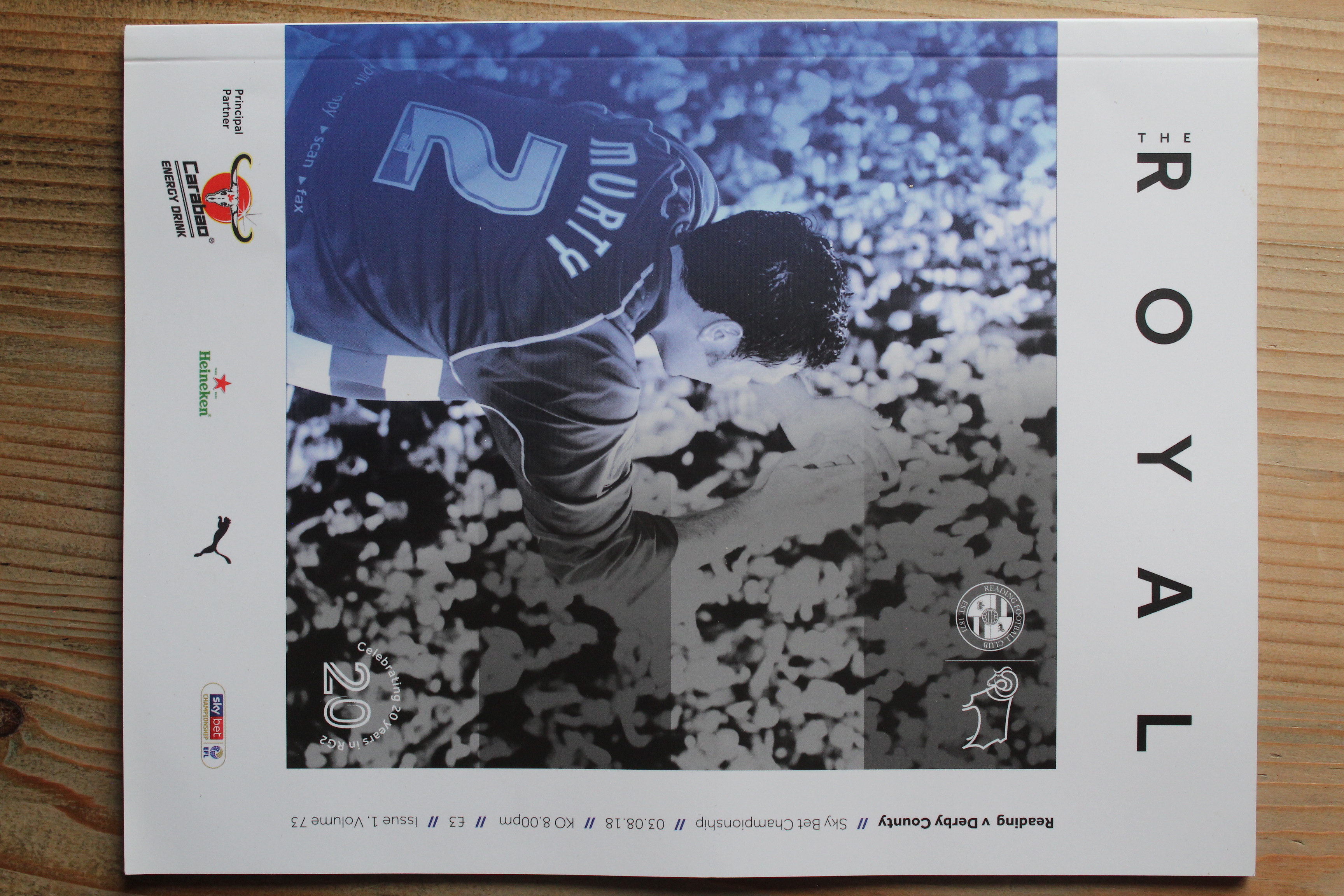 Reading FC v Derby County FC