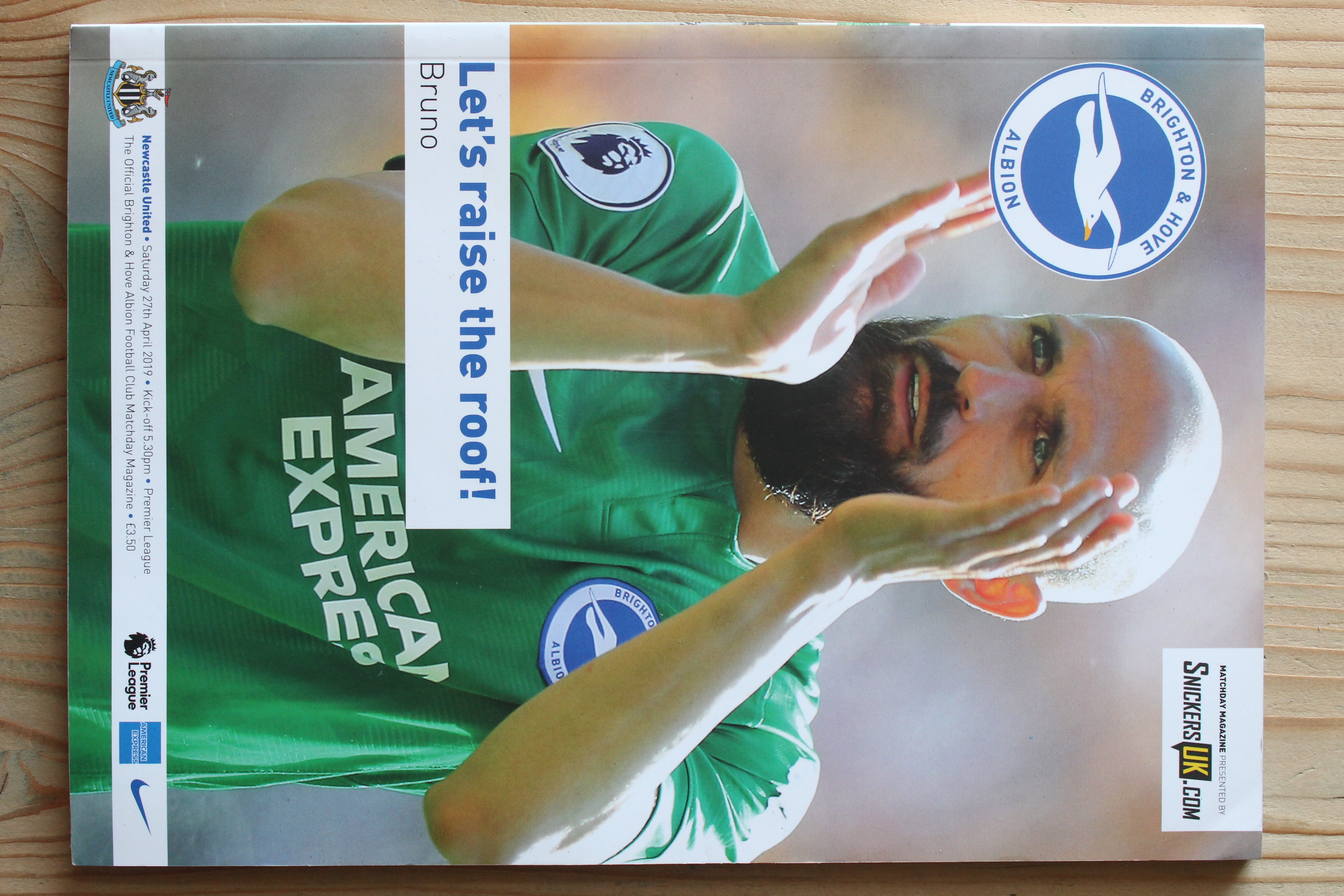 Brighton & Hove Albion FC v Newcastle United FC