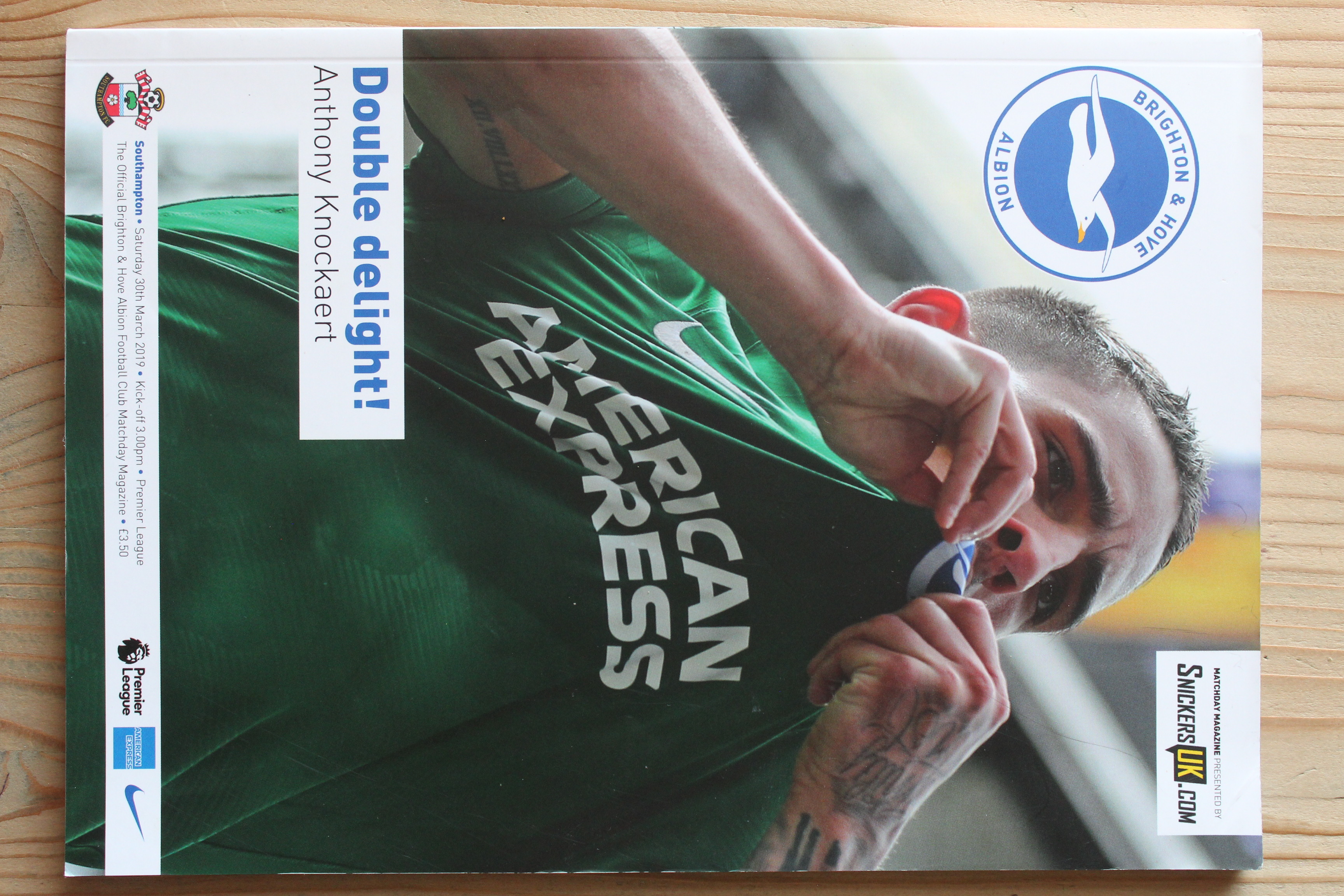 Brighton & Hove Albion FC v Southampton FC