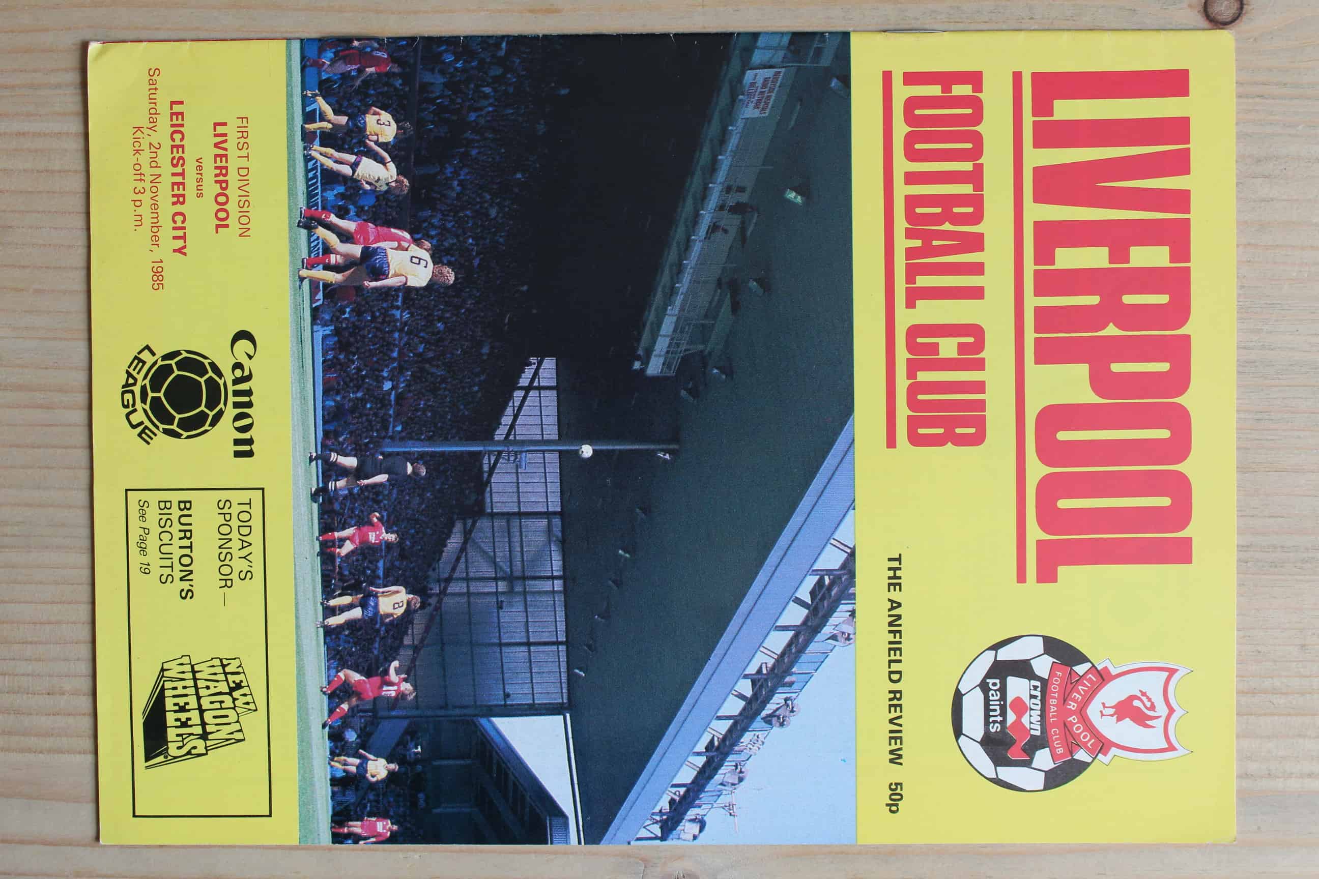 Liverpool FC v Watford FC, September 7 1985