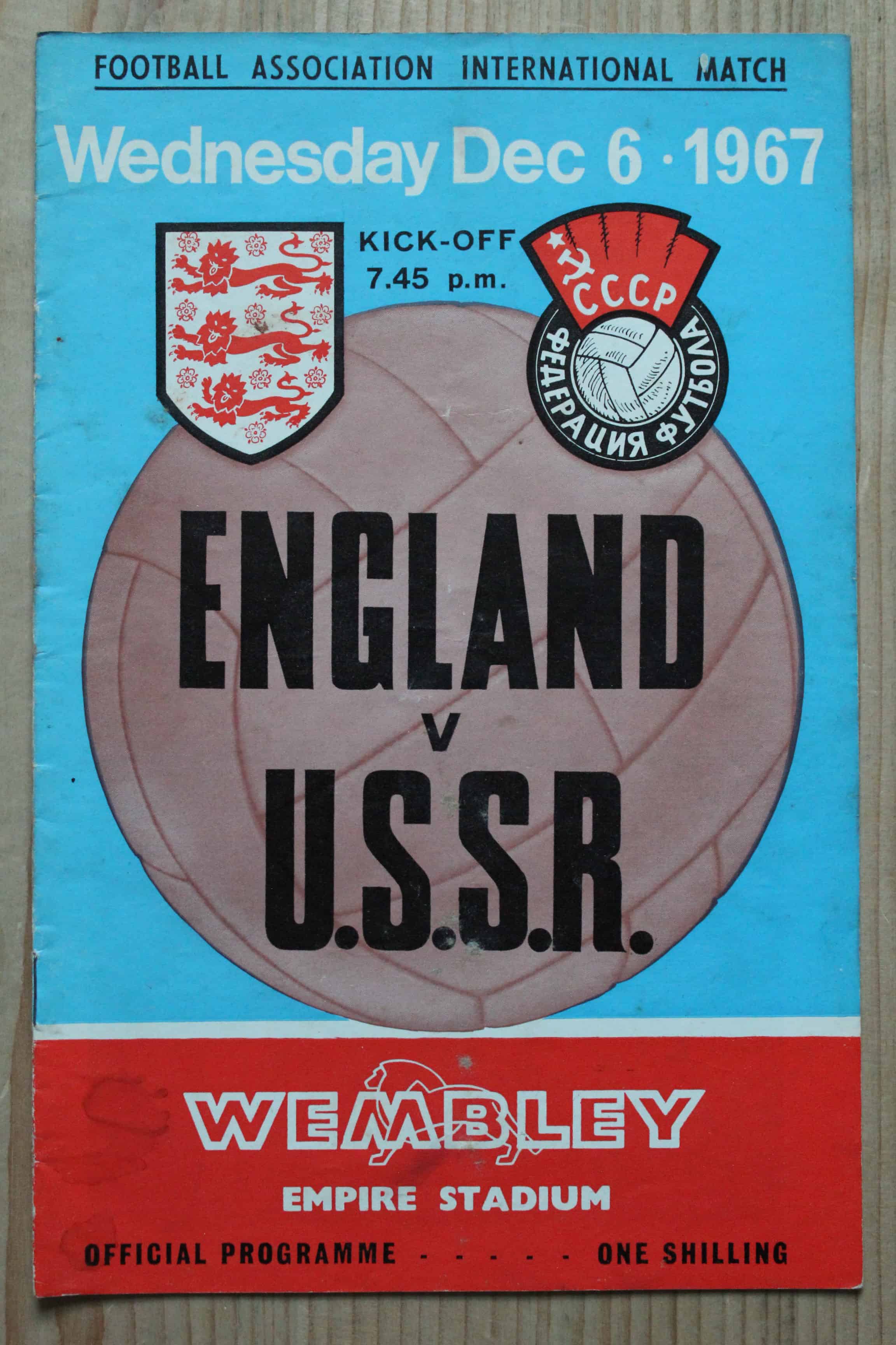 England v U.S.S.R (Russia)
