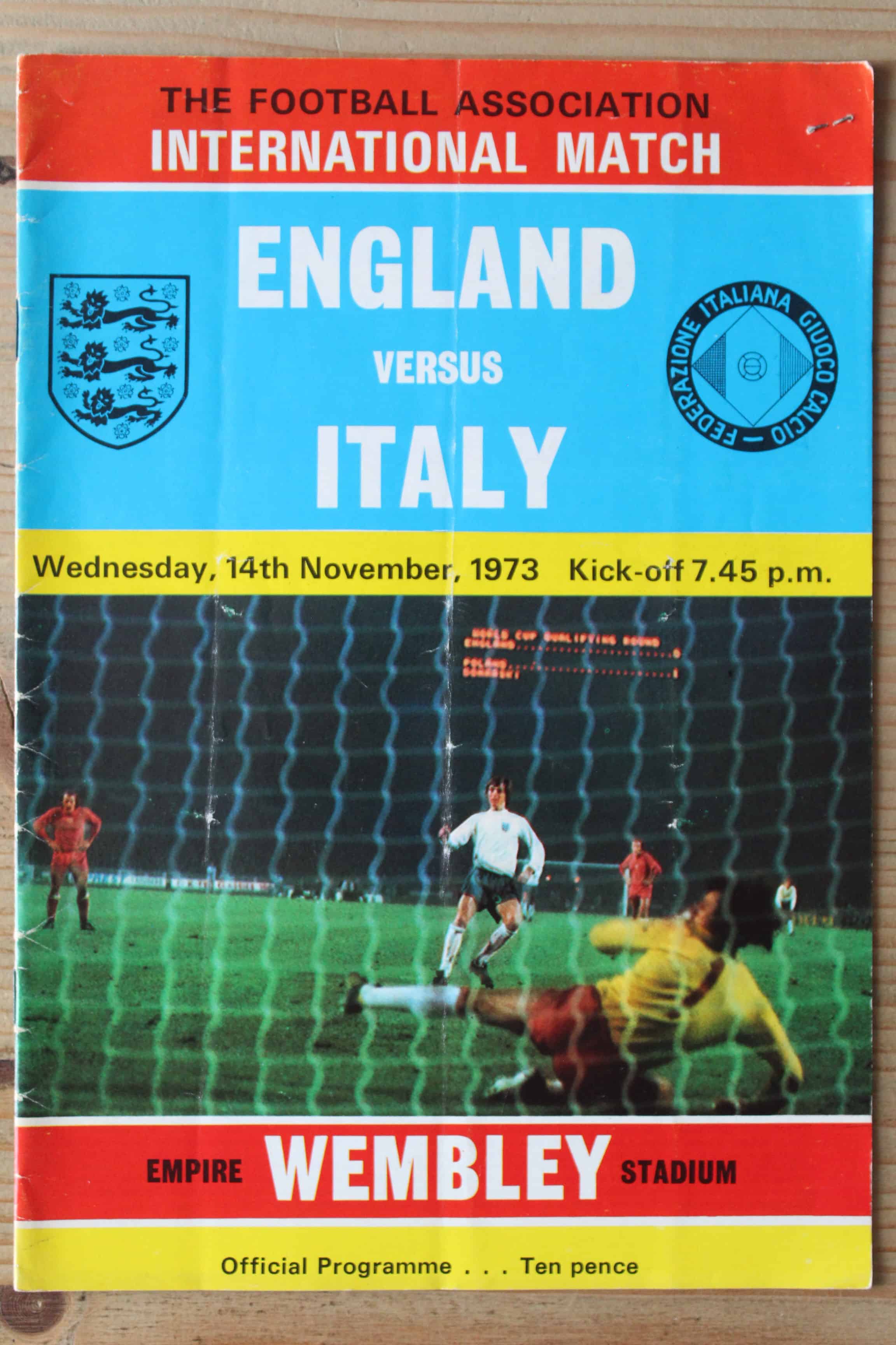 England v Italy
