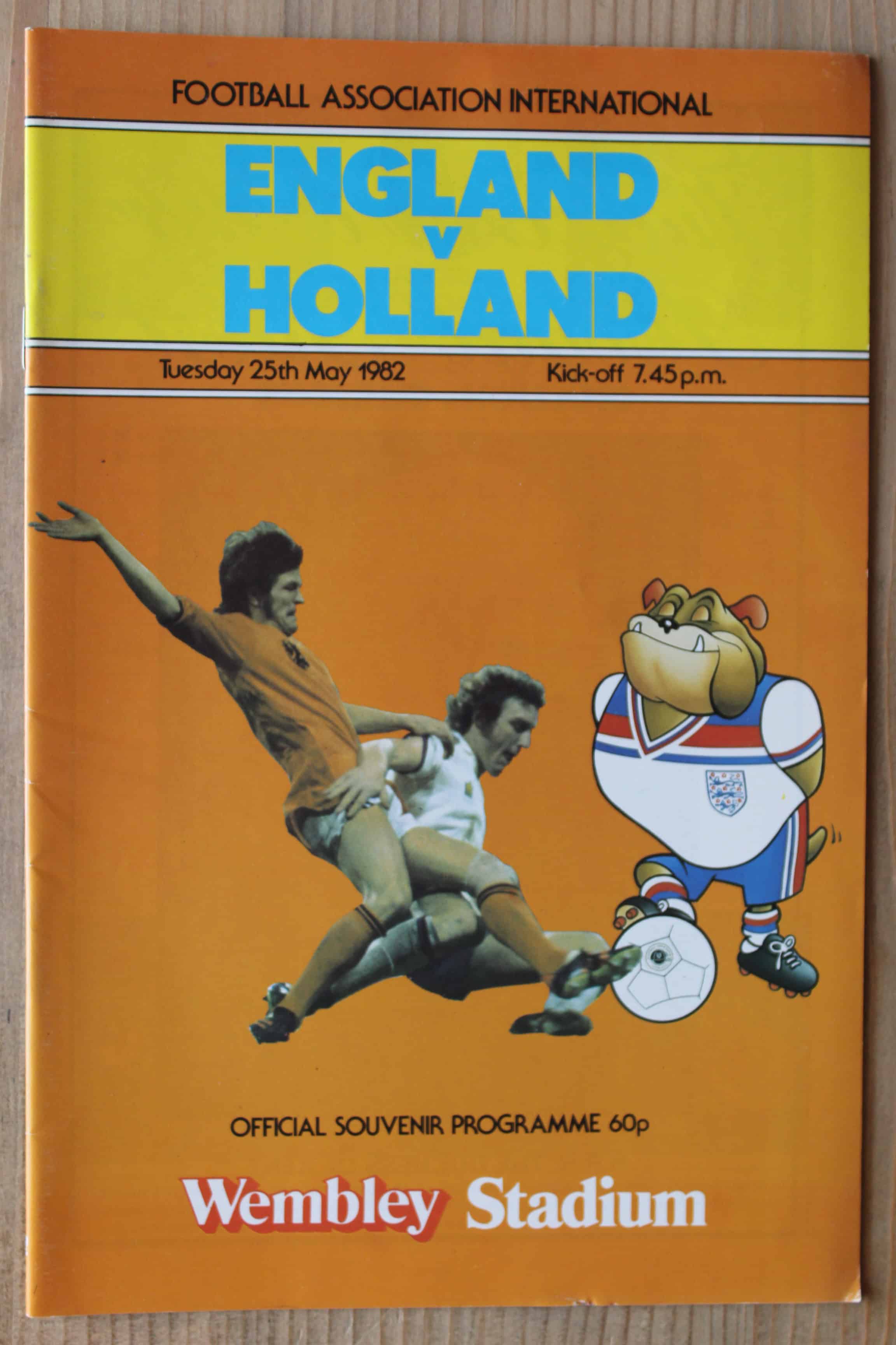 England v Holland (Netherlands)