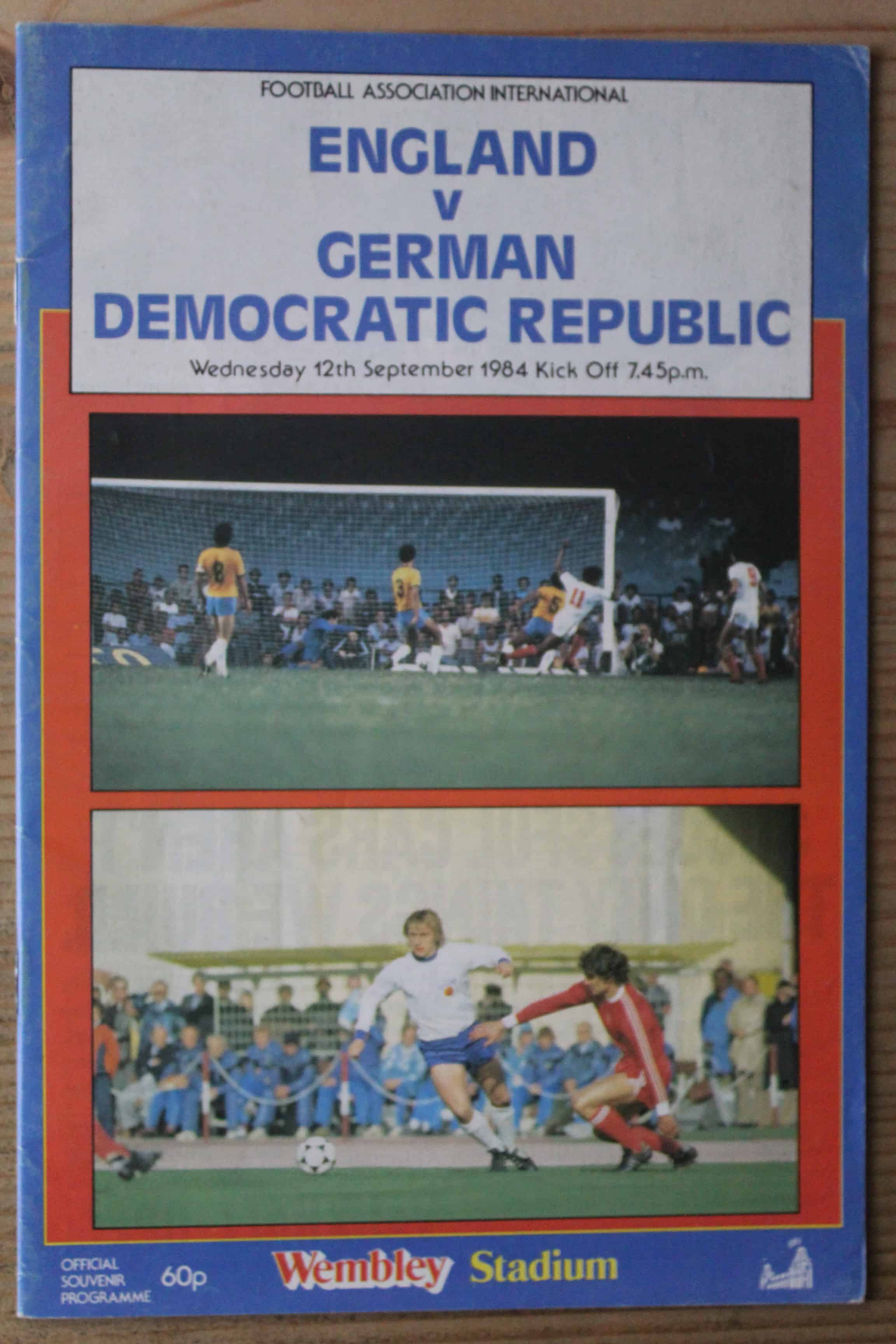 England v German Democratic Republic