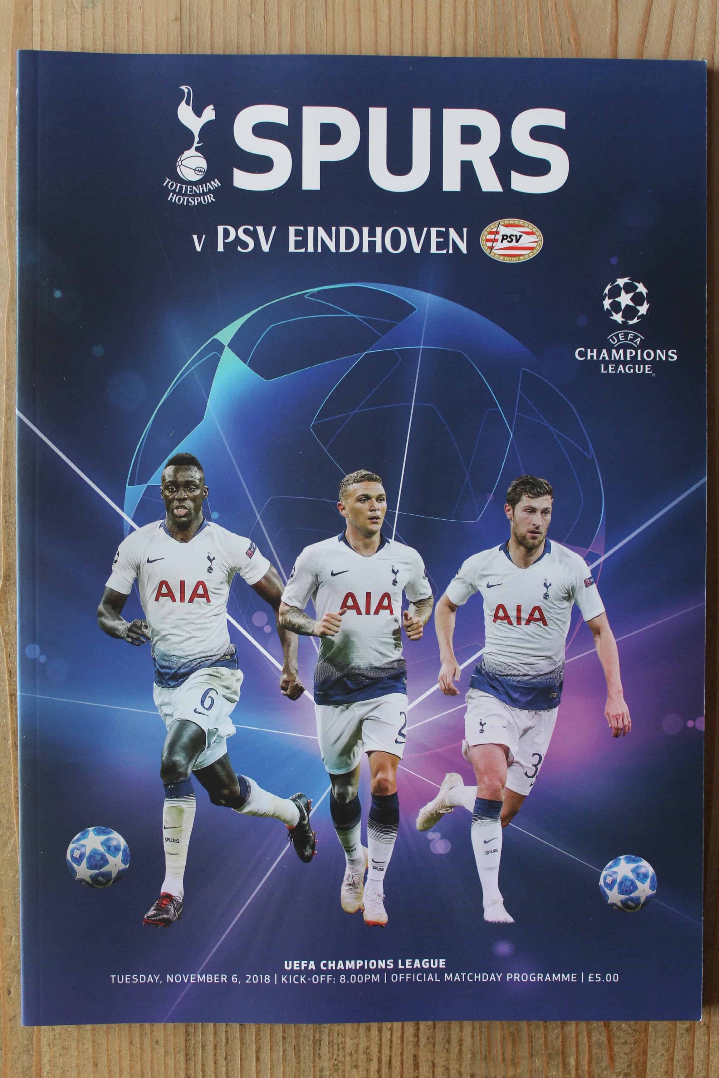 Tottenham Hotspur FC v PSV Eindhoven
