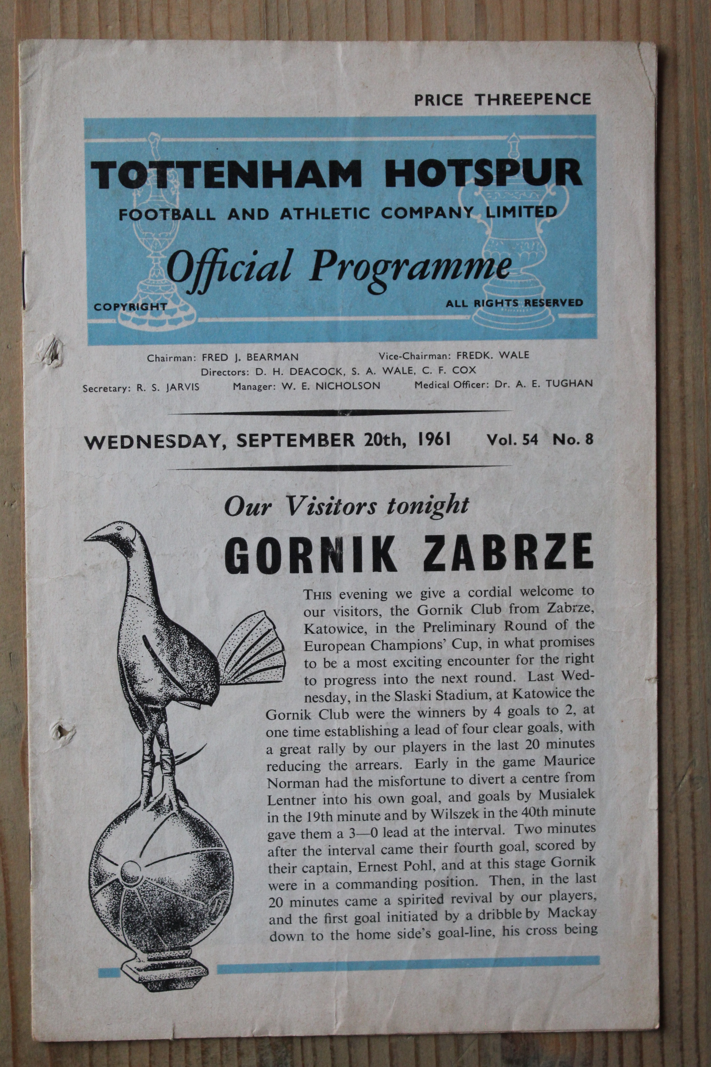 Tottenham Hotspur FC v Gornik Zabrze