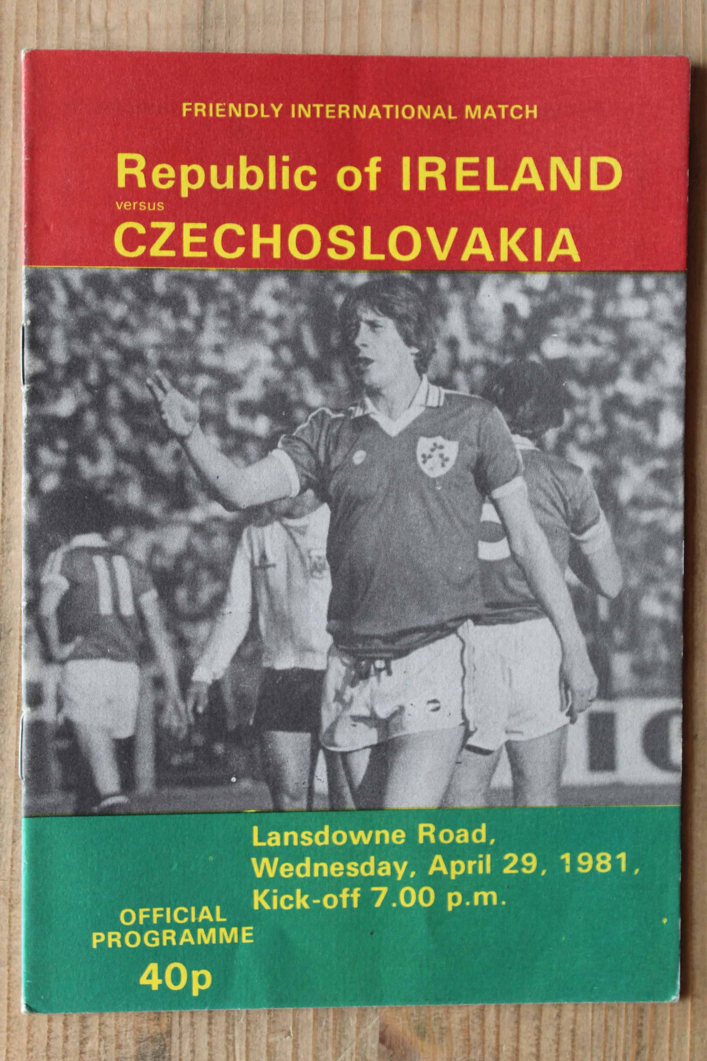 Republic Of Ireland v Czechoslovakia