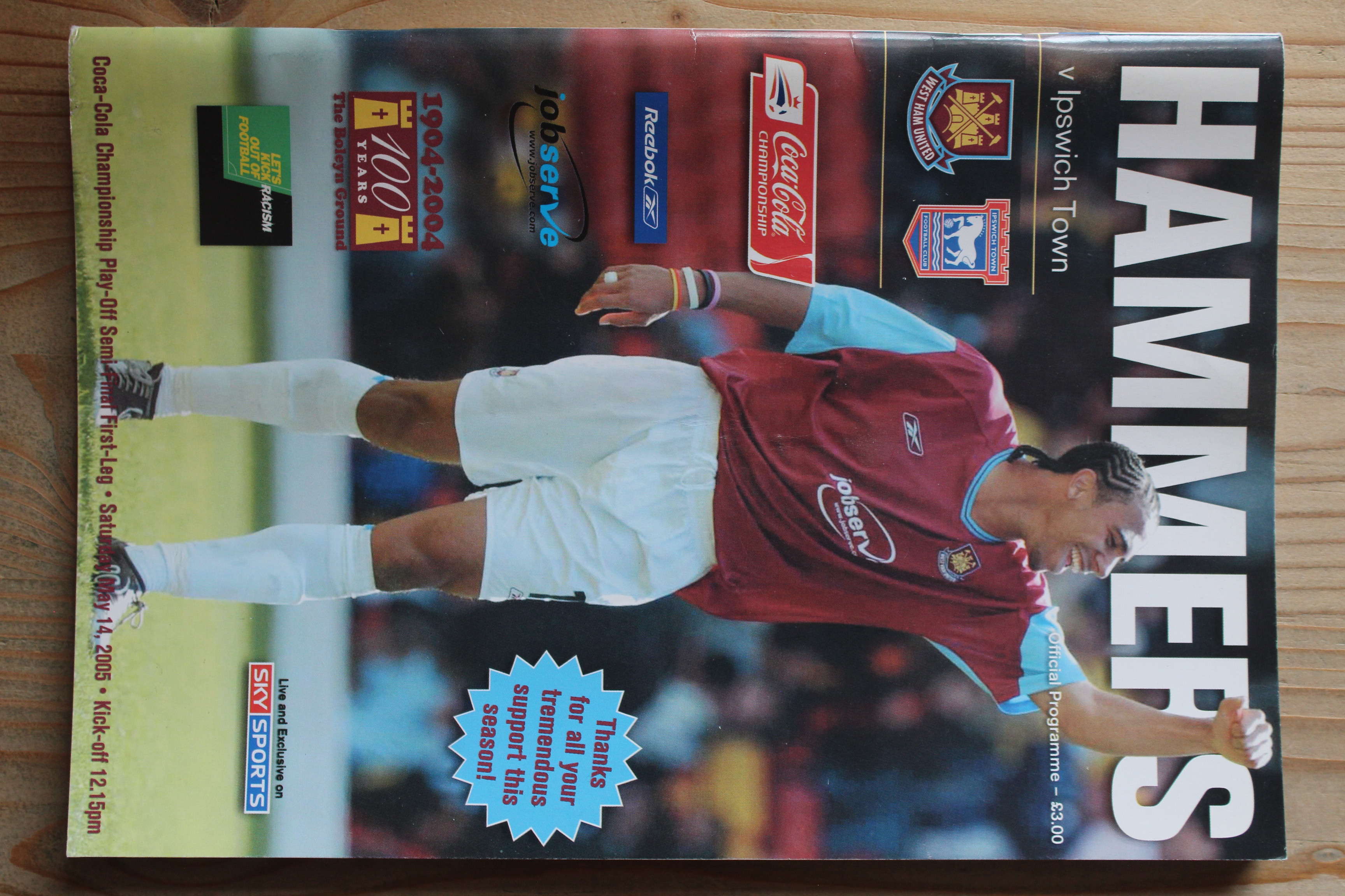 West Ham United FC v Ipswich Town FC