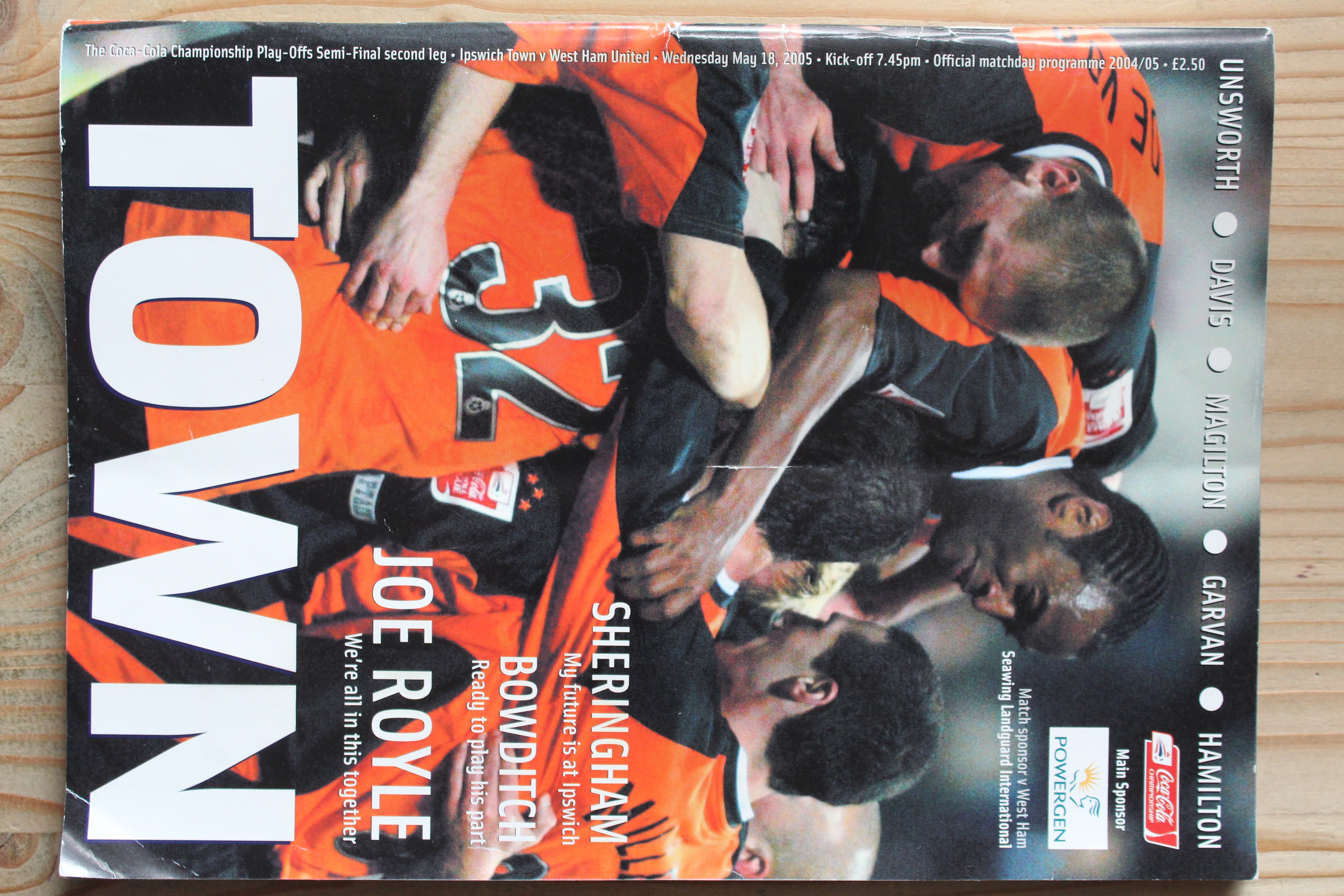 Ipswich Town FC v West Ham United FC