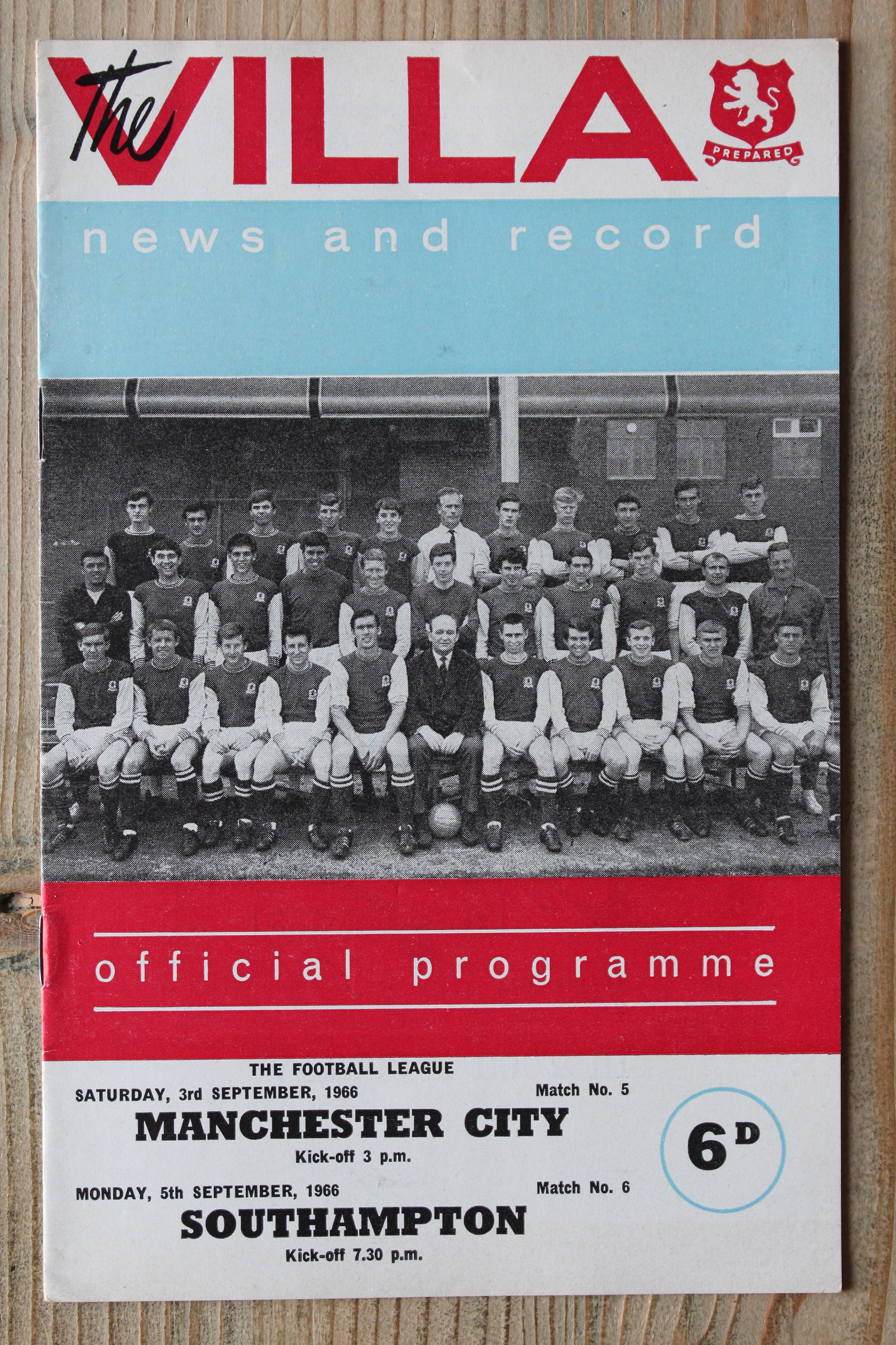 Aston Villa FC v Manchester City FC