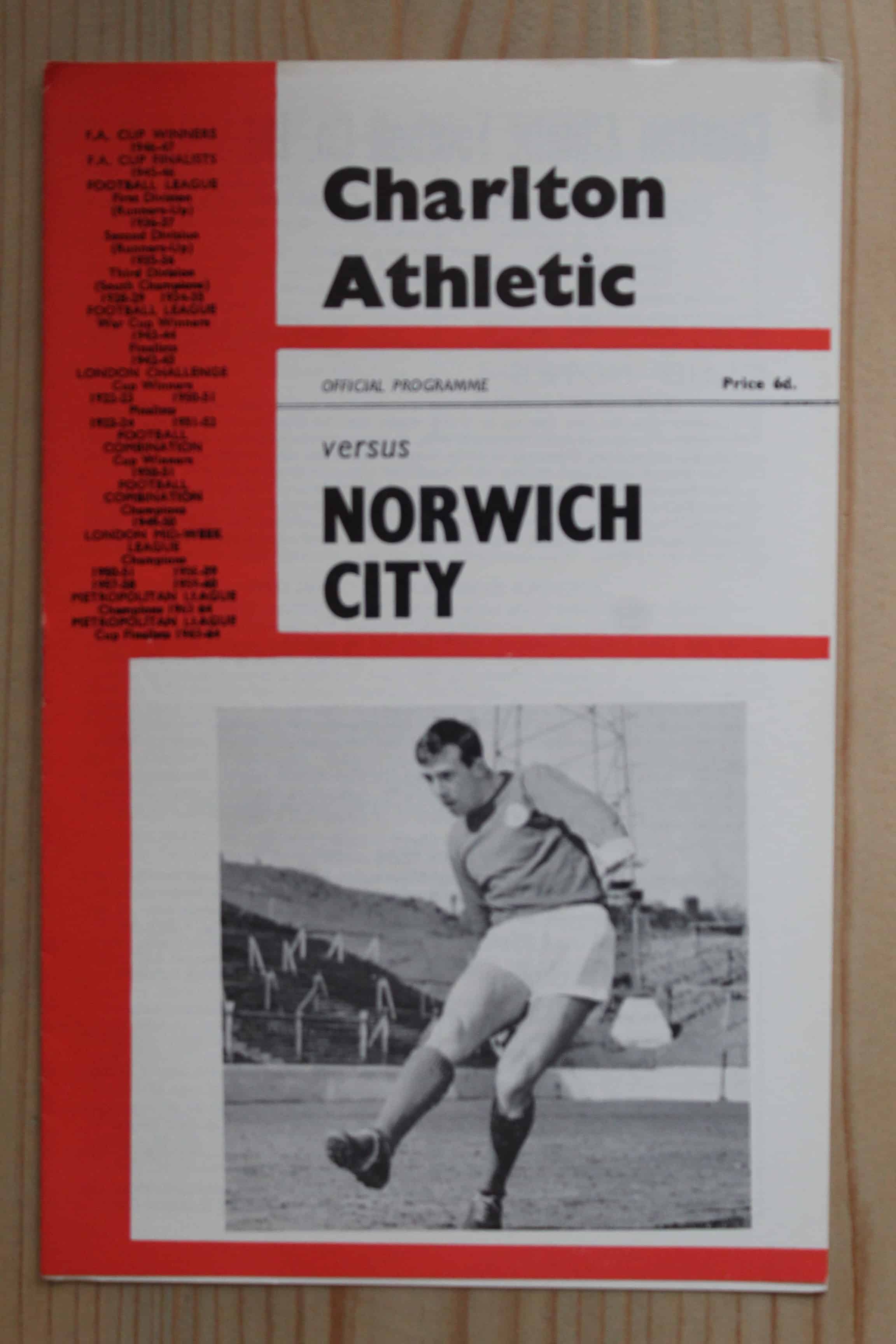 Charlton Athletic FC v Norwich City FC