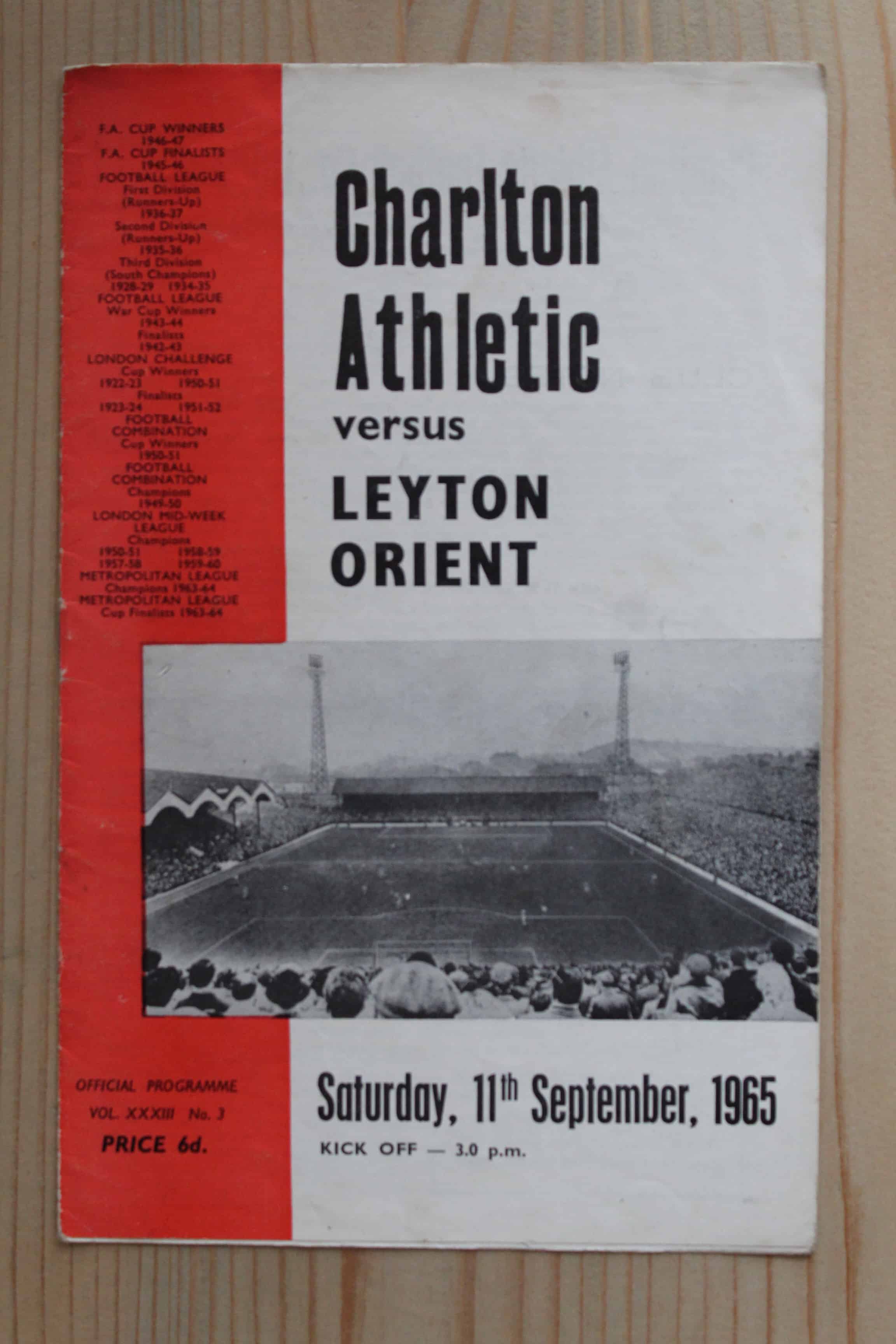 Charlton Athletic FC v Leyton Orient FC