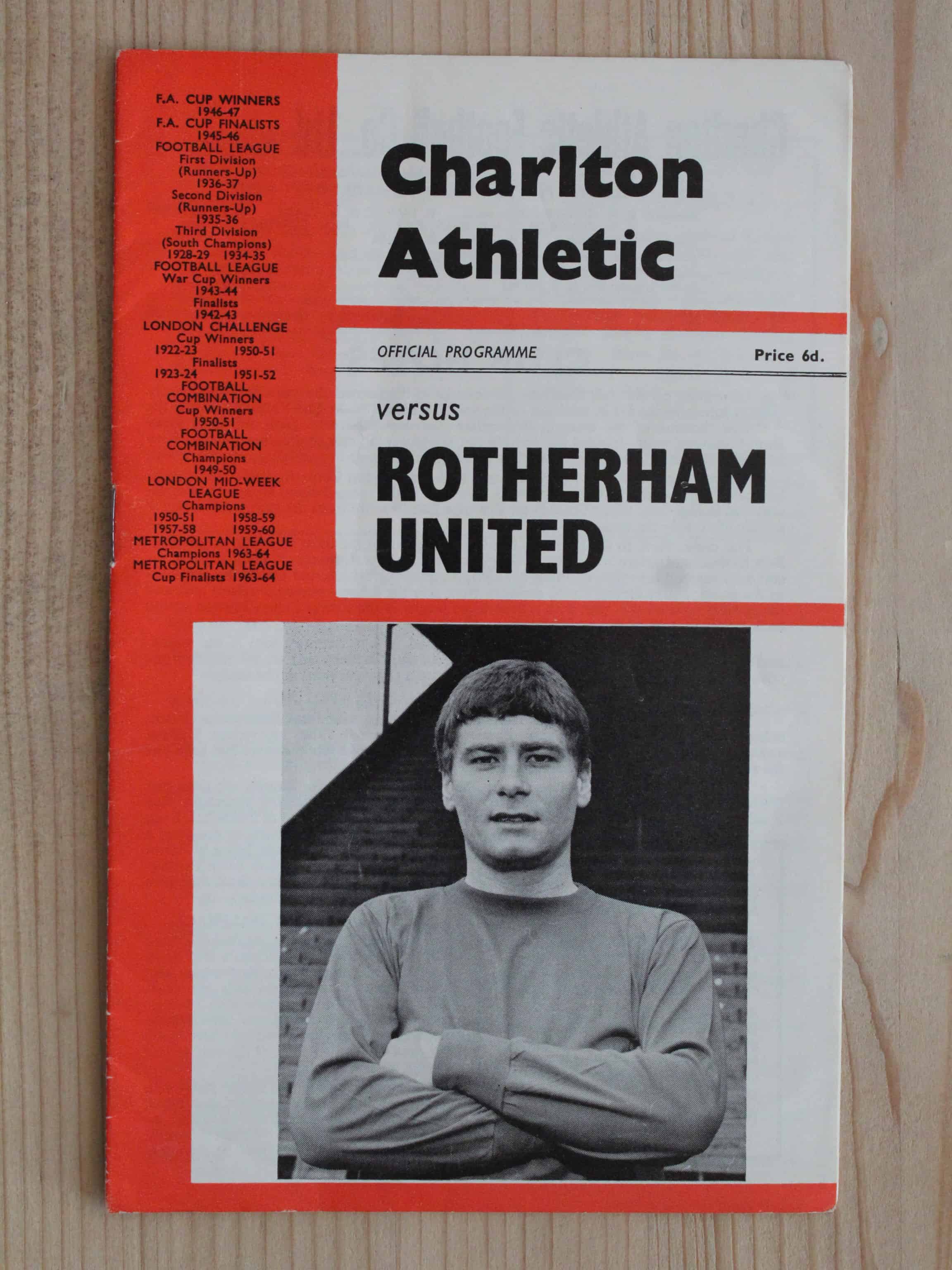 Charlton Athletic FC v Rotherham United FC