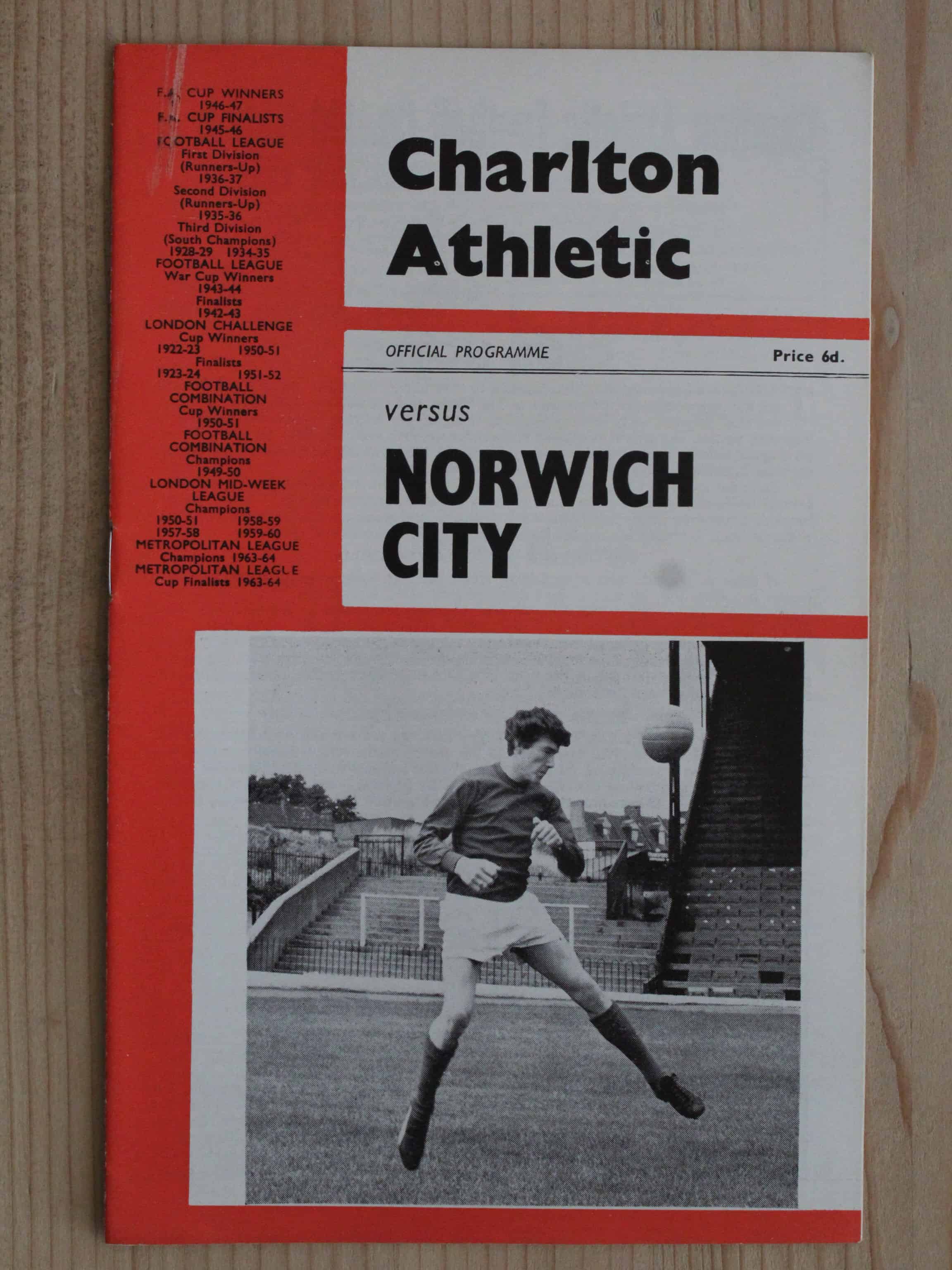 Charlton Athletic FC v Norwich City FC