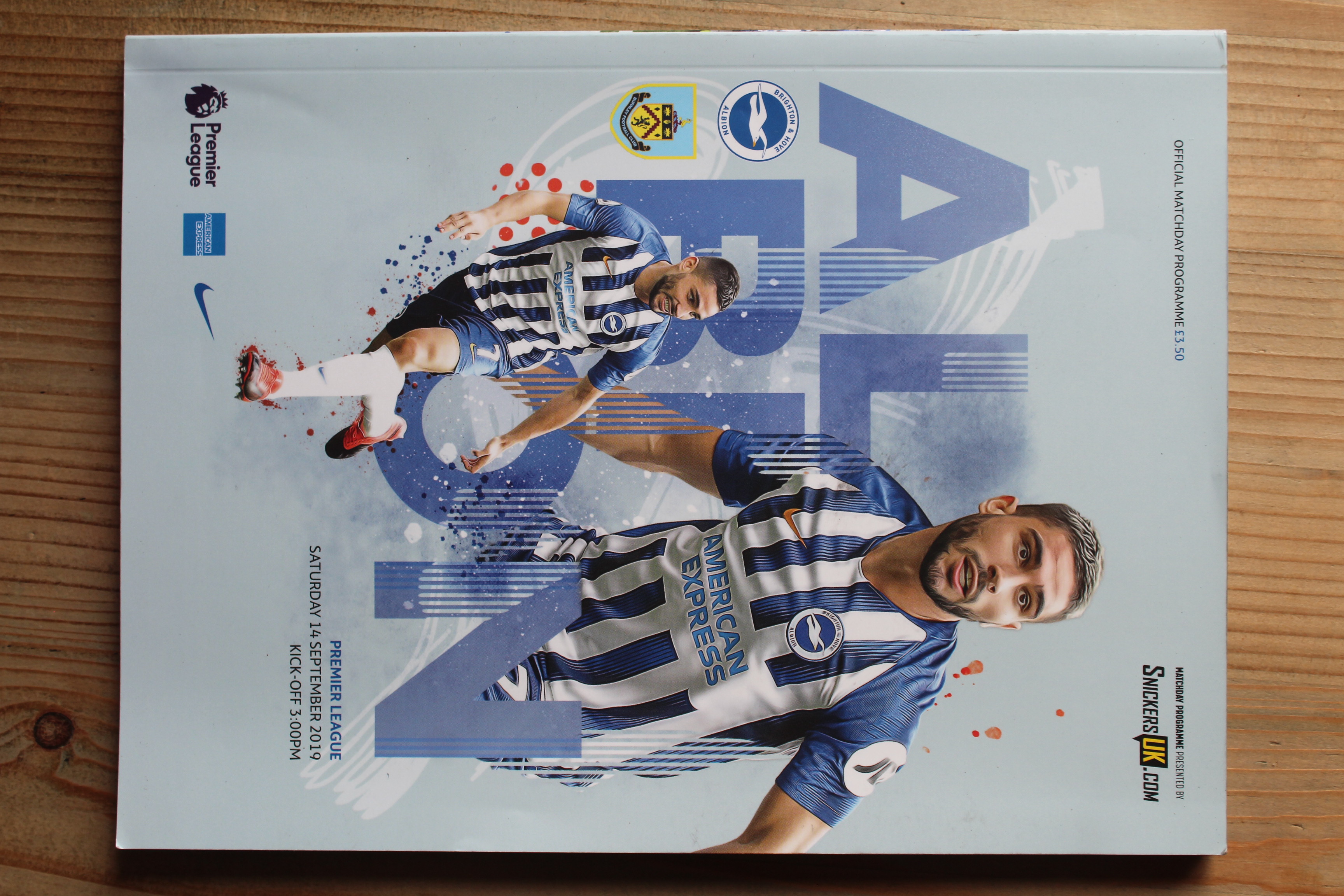 Brighton & Hove Albion FC v Burnley FC