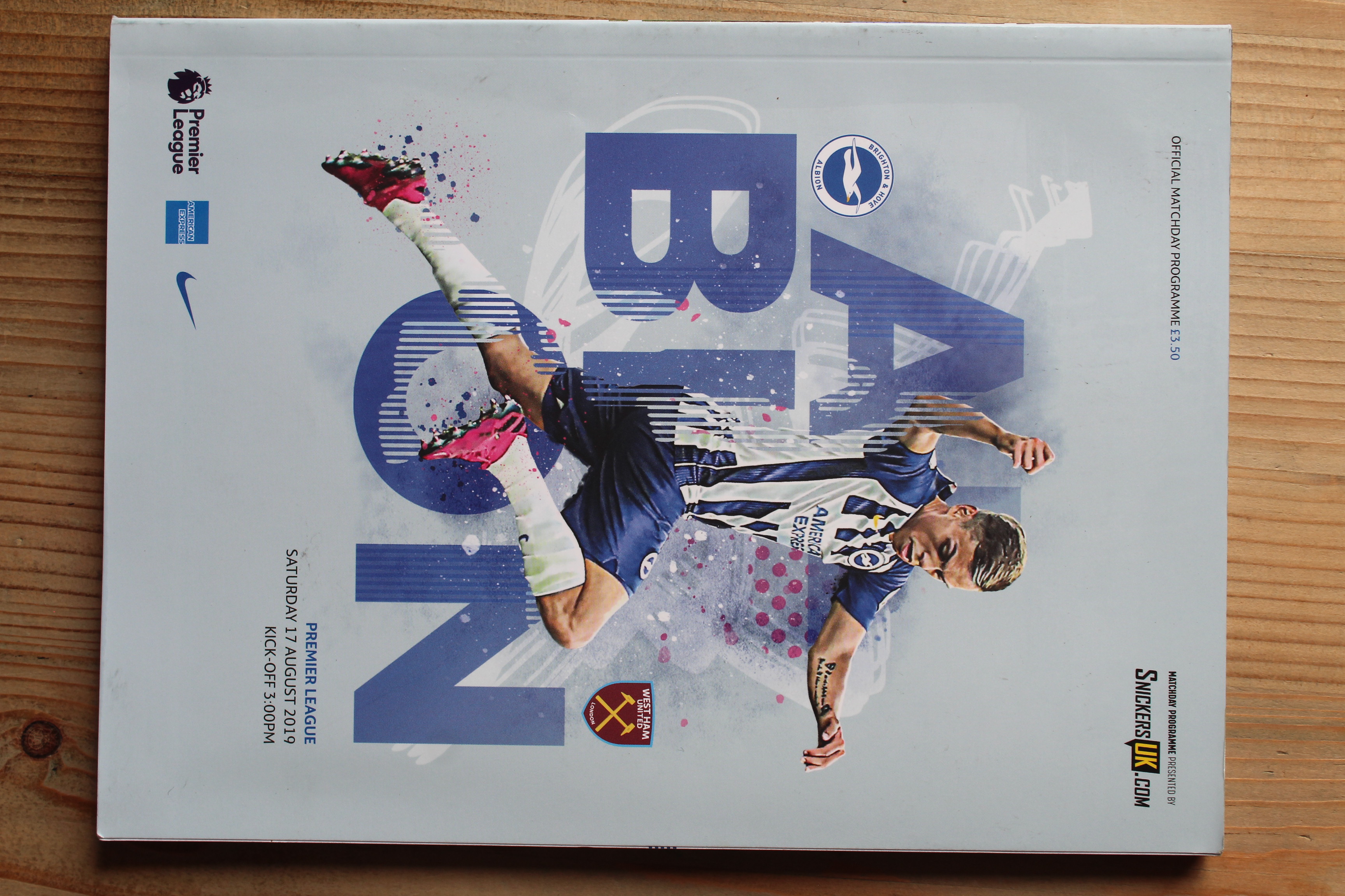 Brighton & Hove Albion FC v West Ham United FC