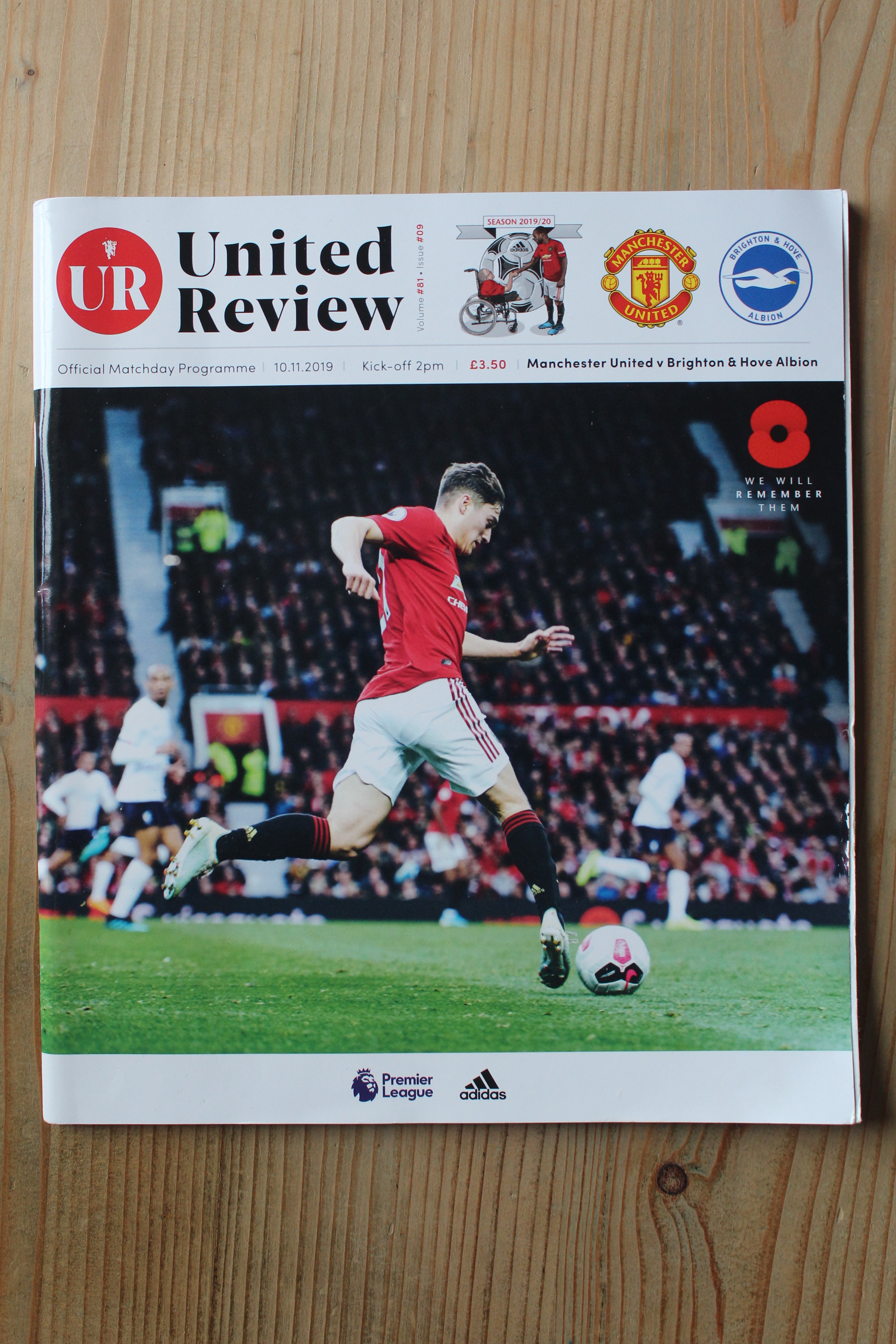 Manchester United FC v Brighton & Hove Albion FC