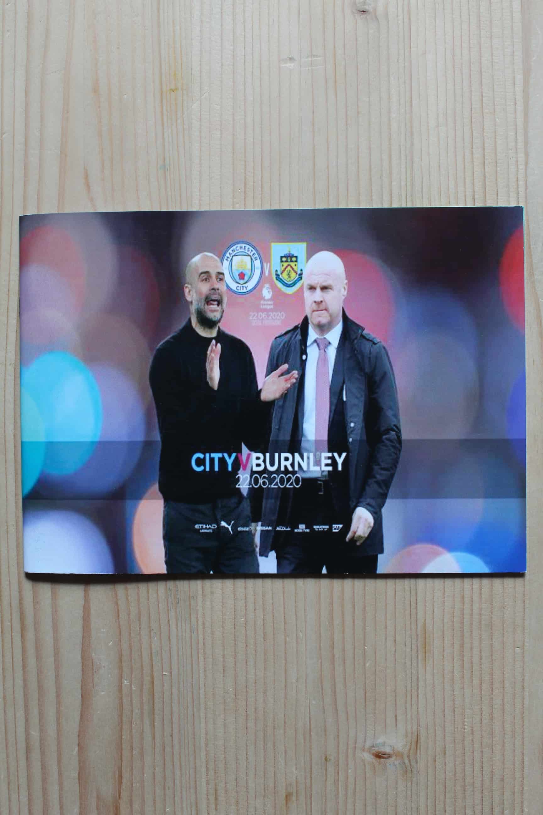Manchester City FC v Burnley FC