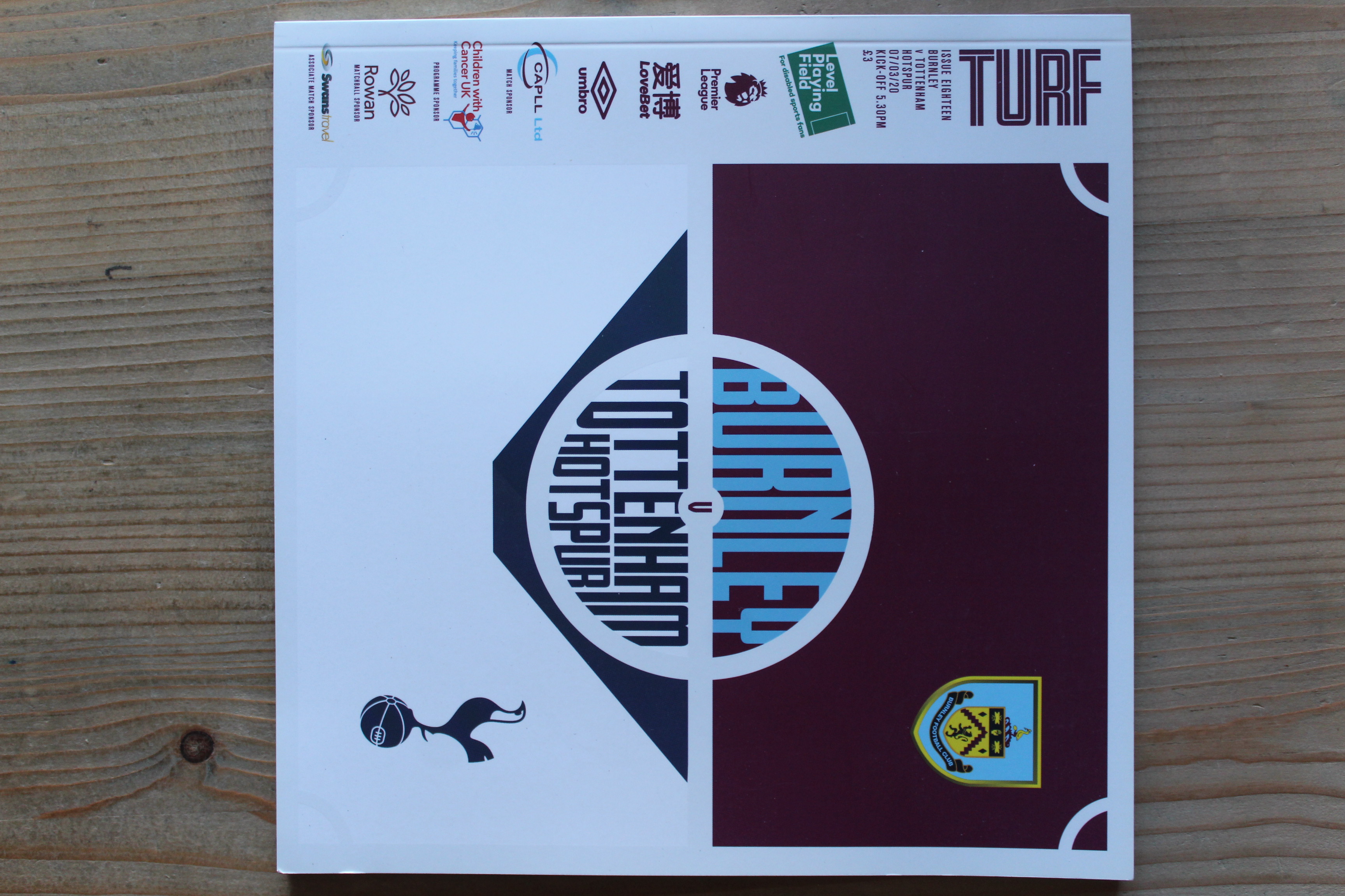 Burnley FC v Tottenham Hotspur FC
