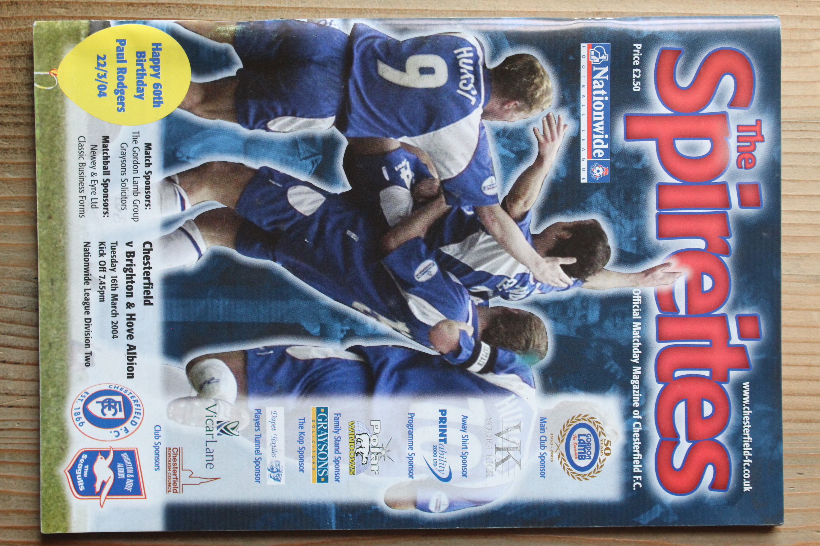 Chesterfield FC v Brighton & Hove Albion FC