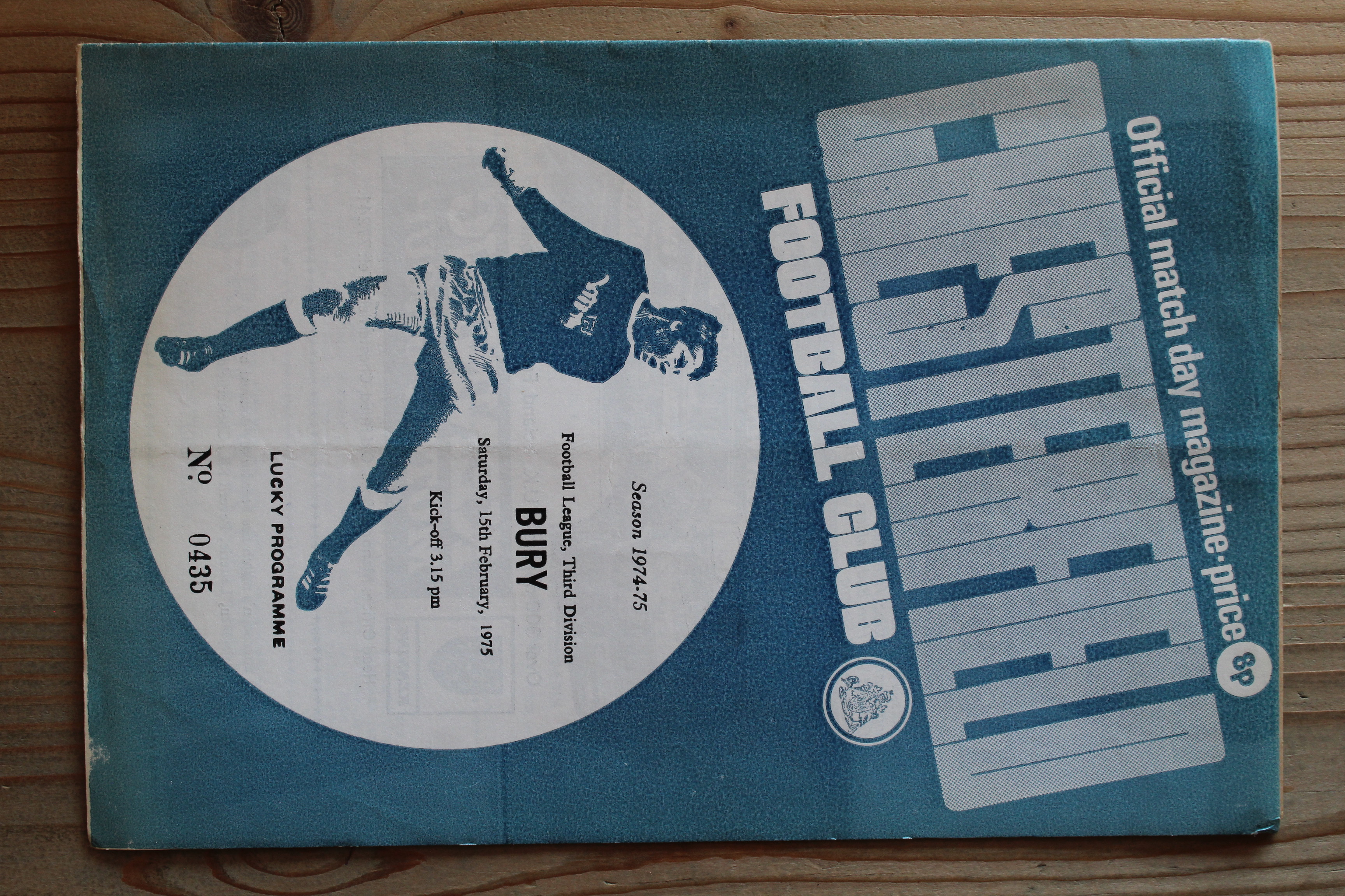 Chesterfield FC v Bury FC