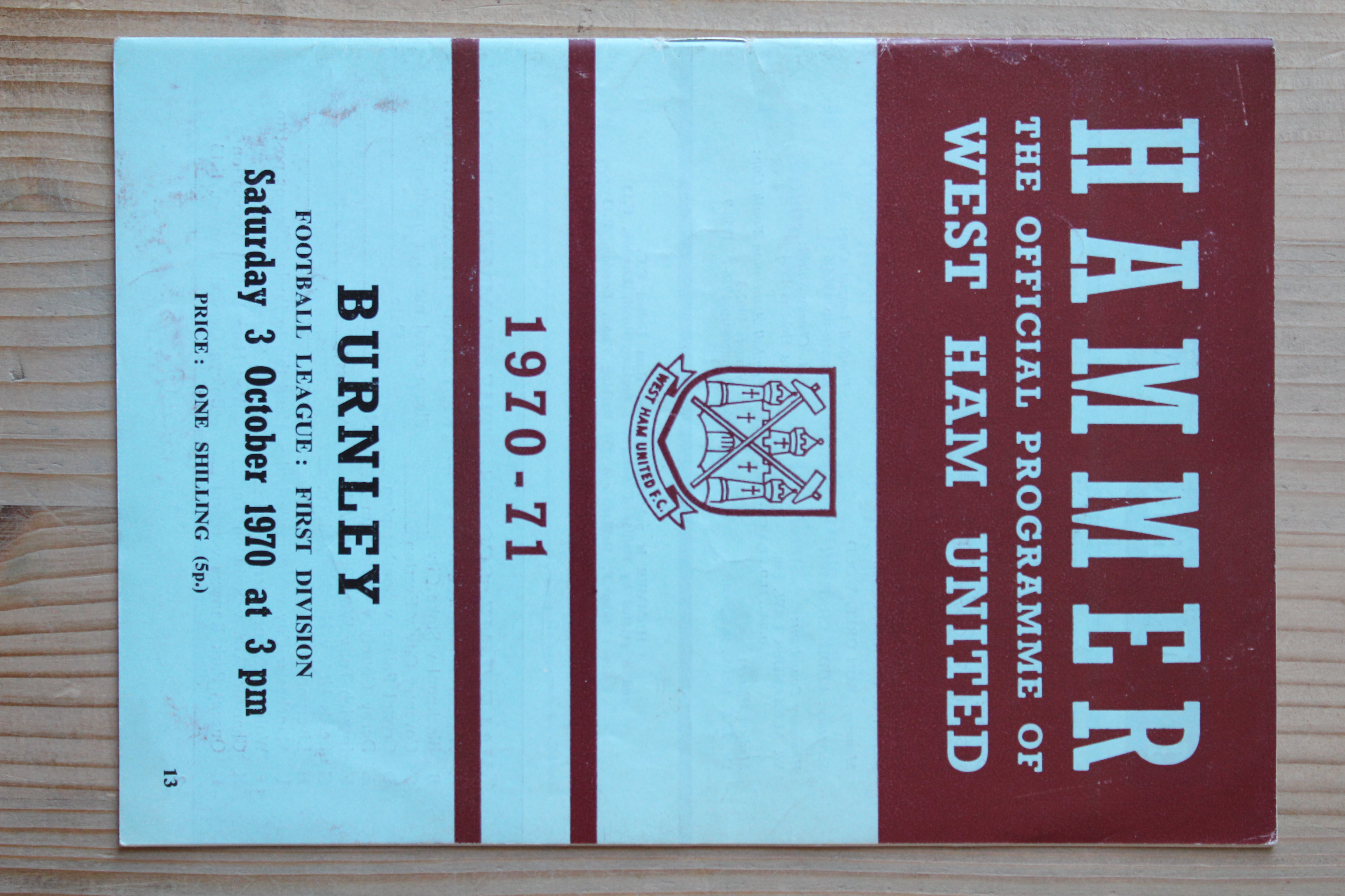 West Ham United FC v Burnley FC