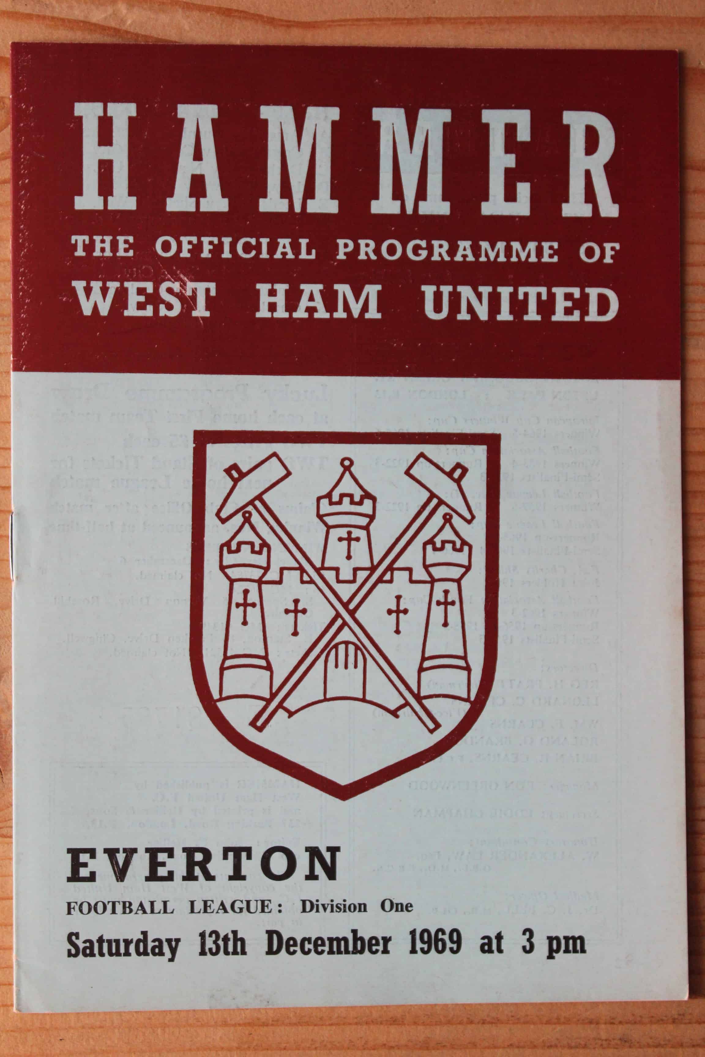 West Ham United FC v Everton FC