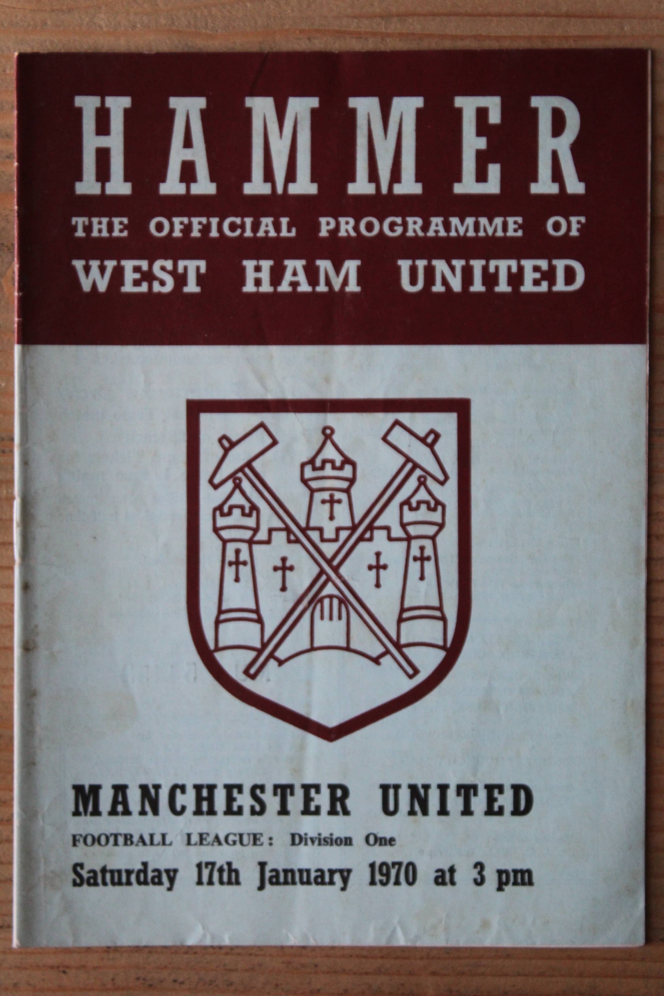 West Ham United FC v Manchester United FC