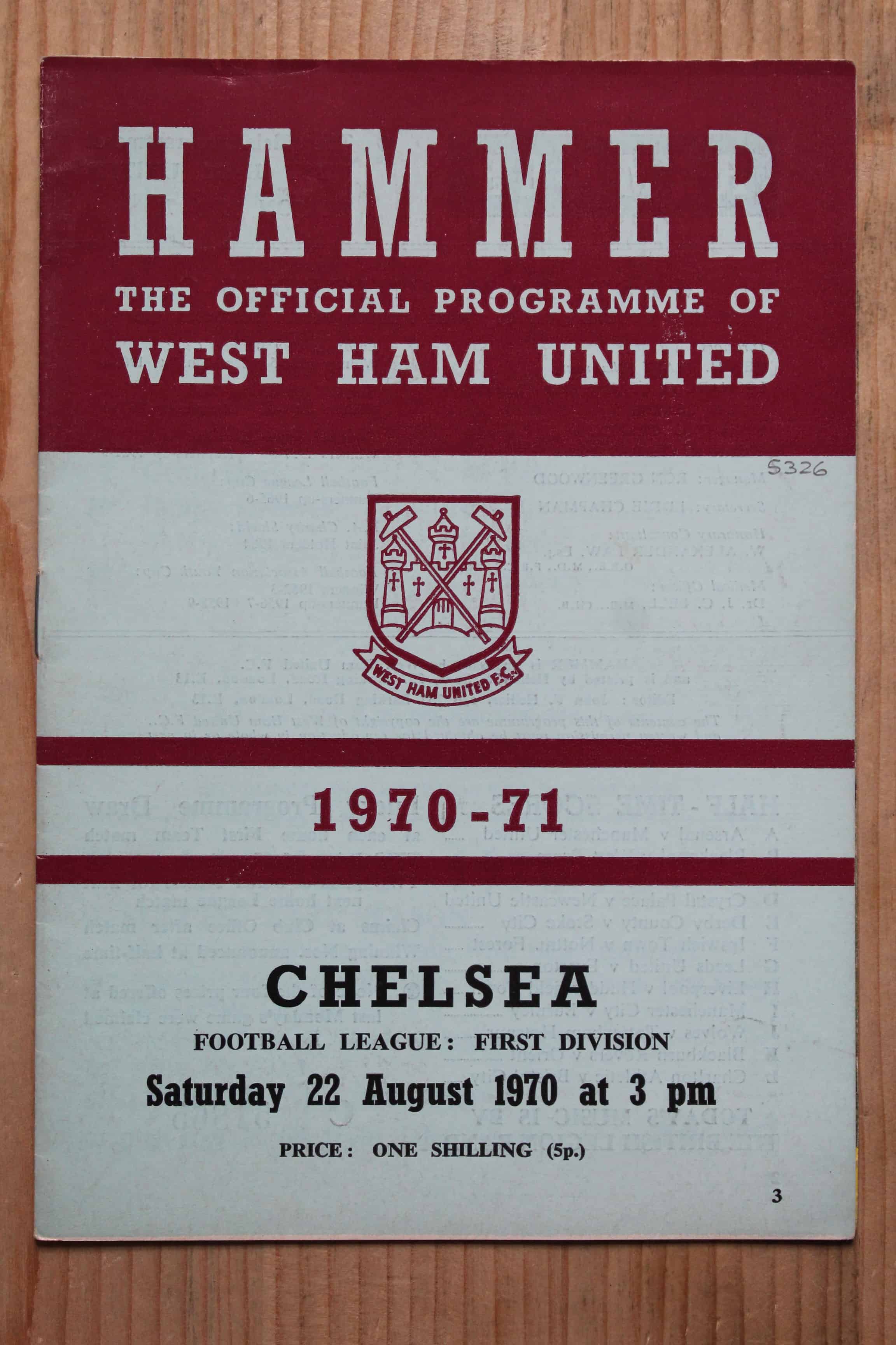 West Ham United FC v Chelsea FC