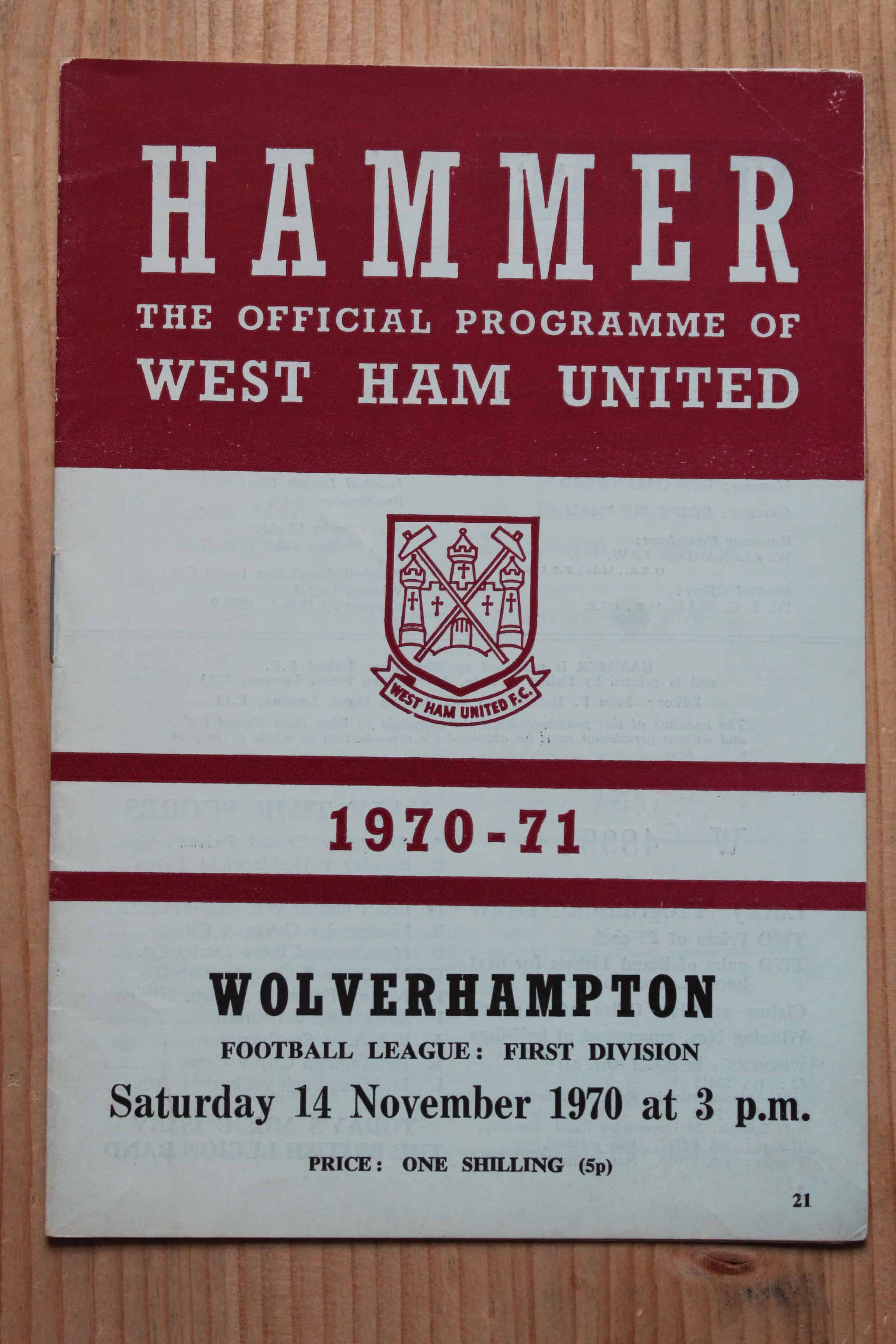 West Ham United FC v Wolverhampton Wanderers FC