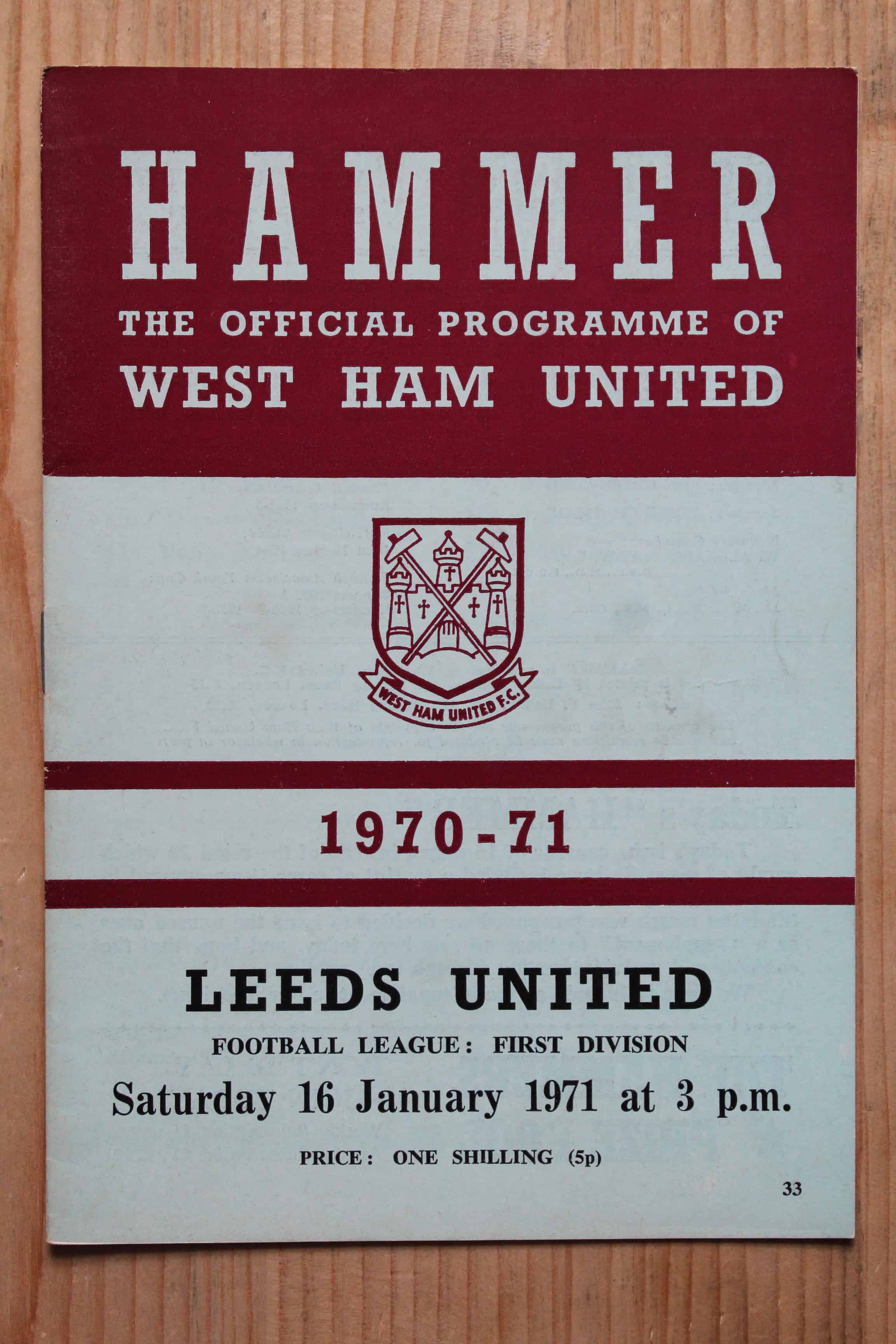 West Ham United FC v Leeds United FC