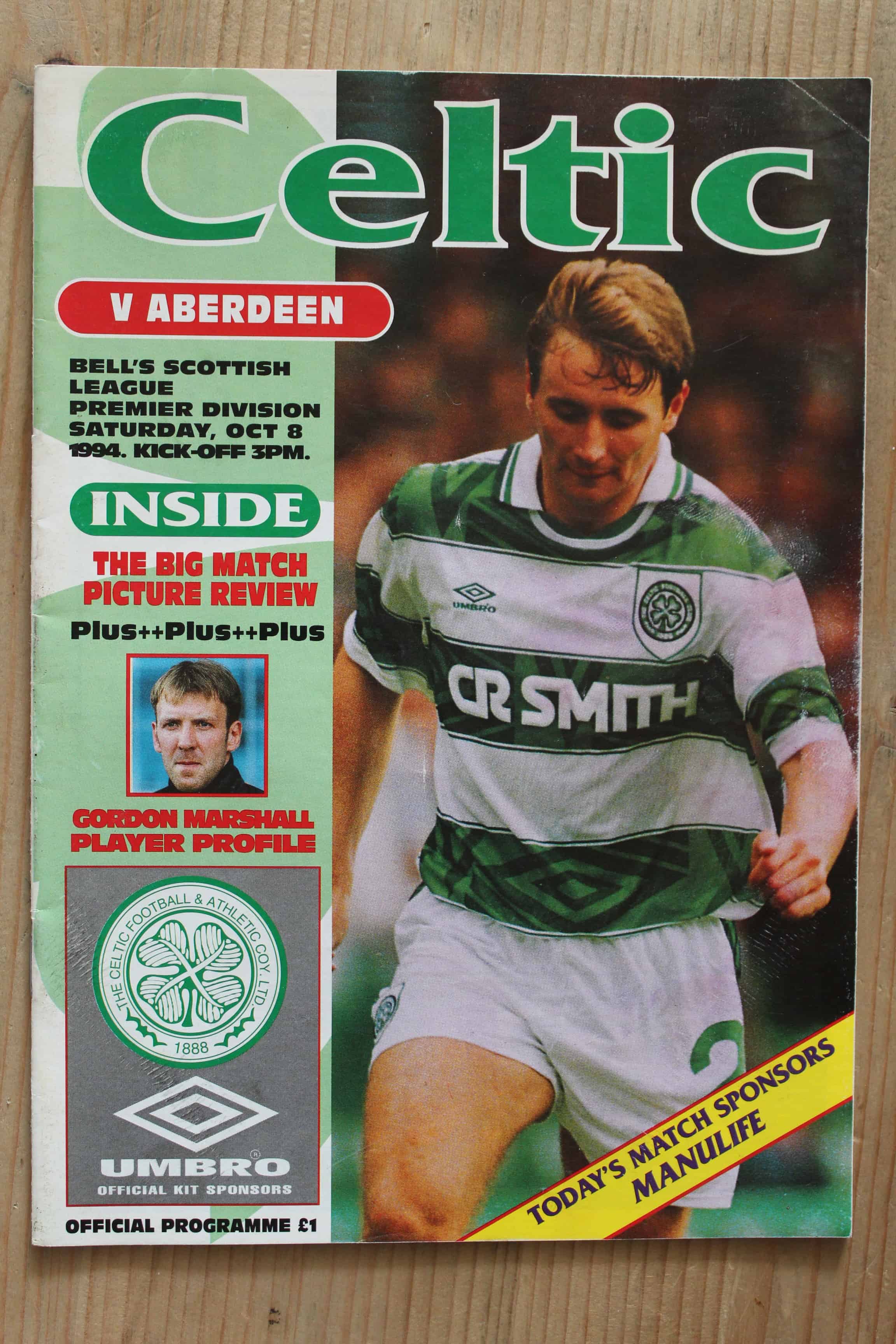 Celtic (Glasgow) FC v Aberdeen FC