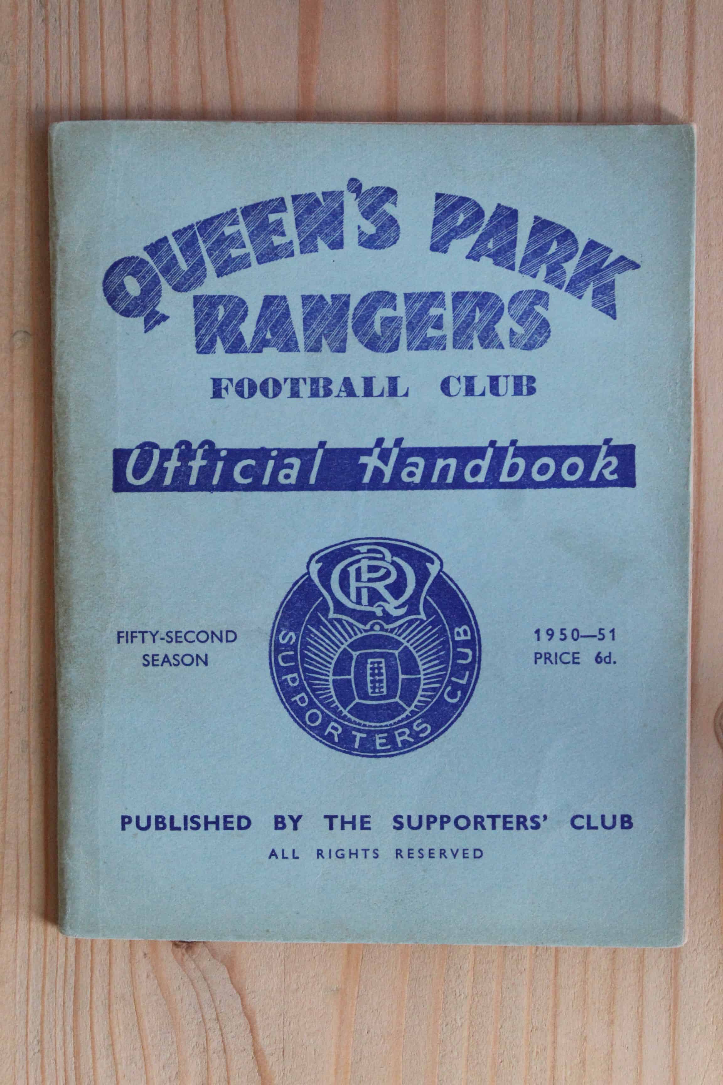 Queens Park Rangers Handbook/Yearbook v Queens Park Rangers Handbook/Yearbook