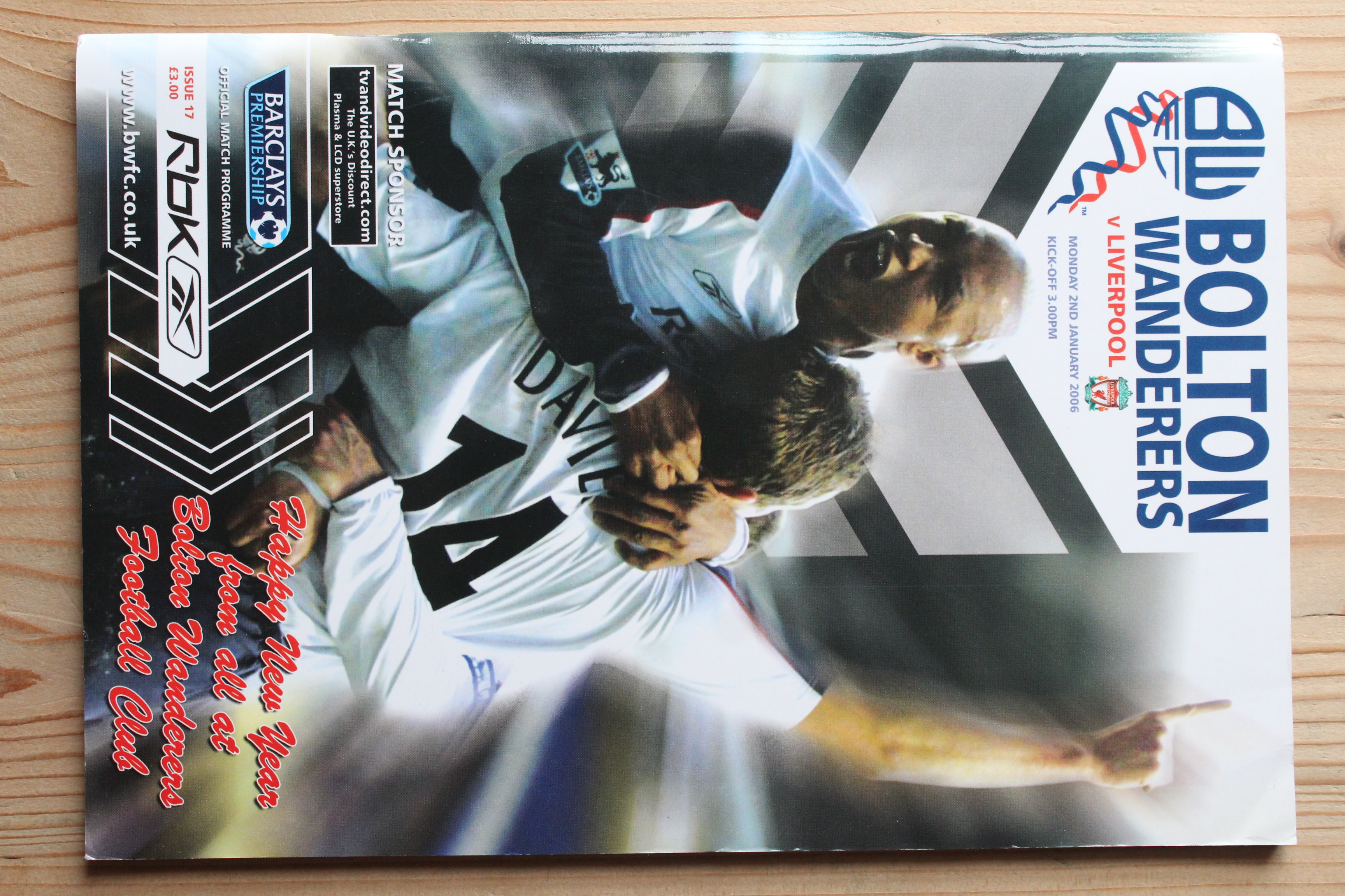 Bolton Wanderers FC v Liverpool FC