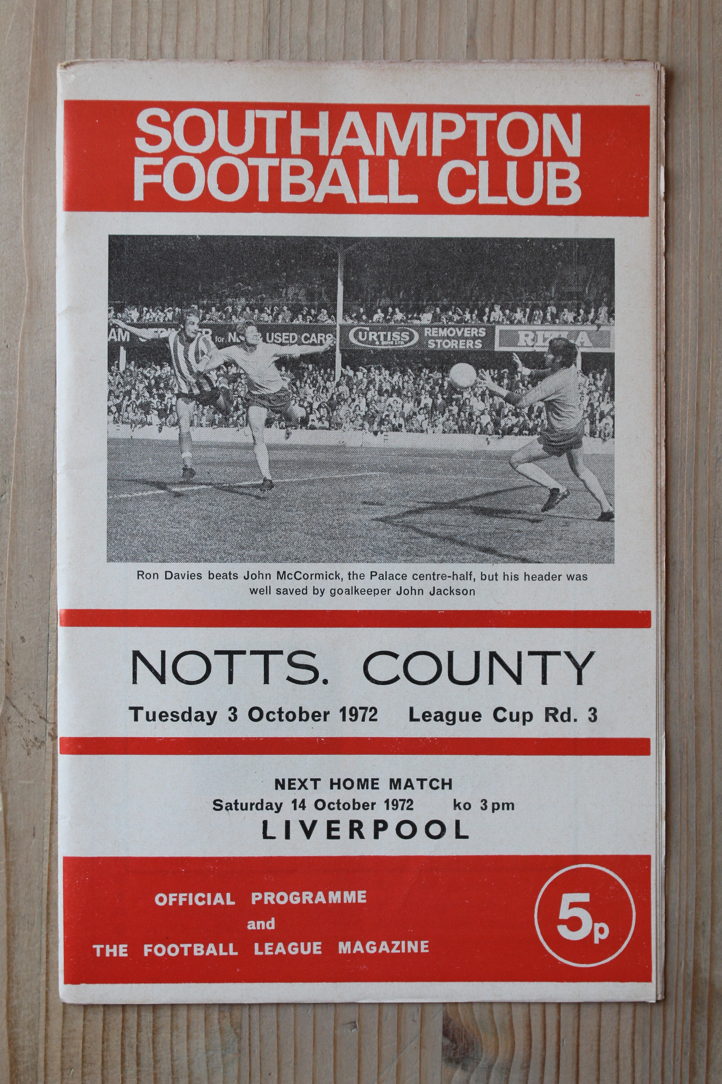 Southampton FC v Notts County FC