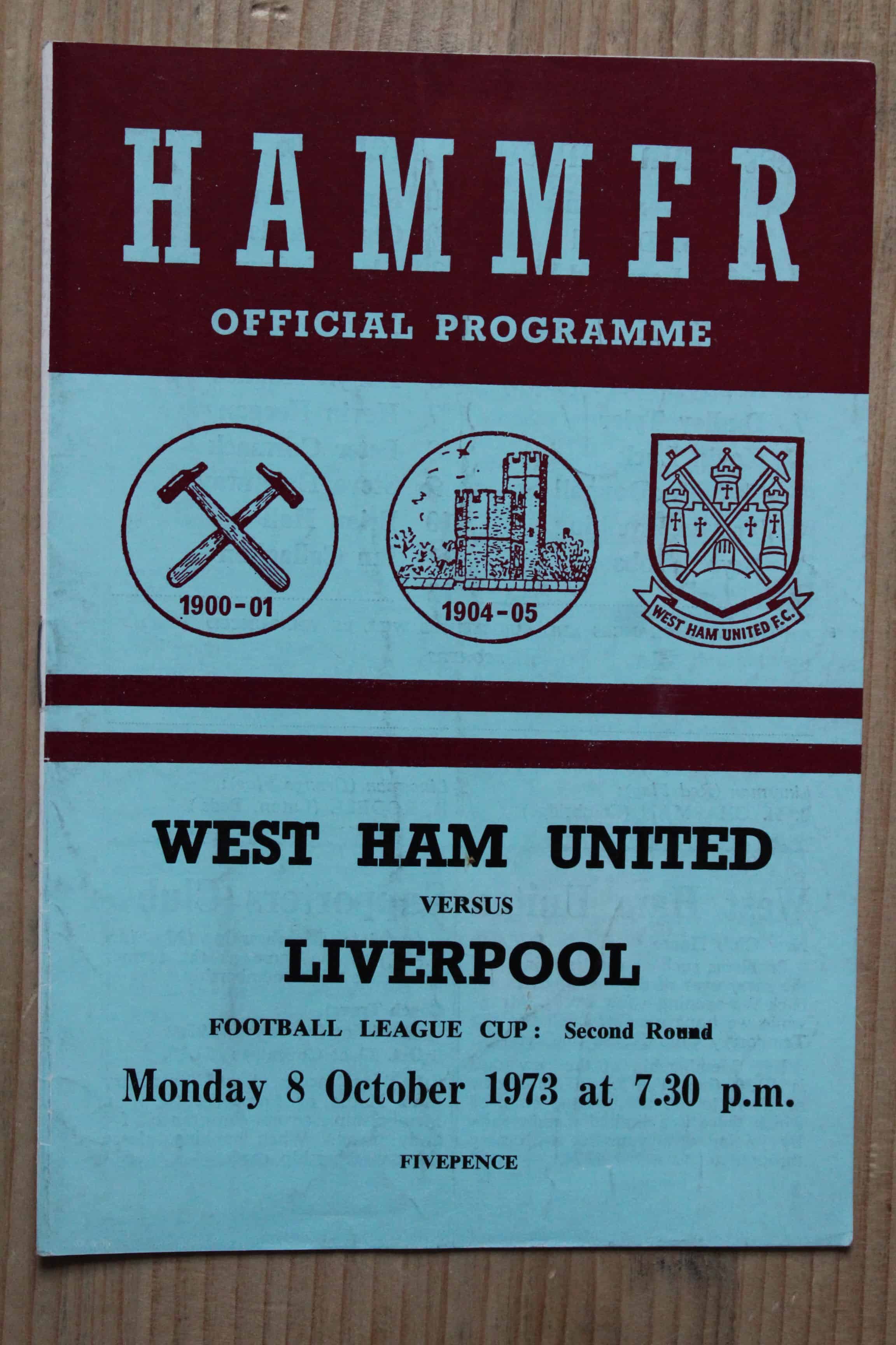 West Ham United FC v Liverpool FC