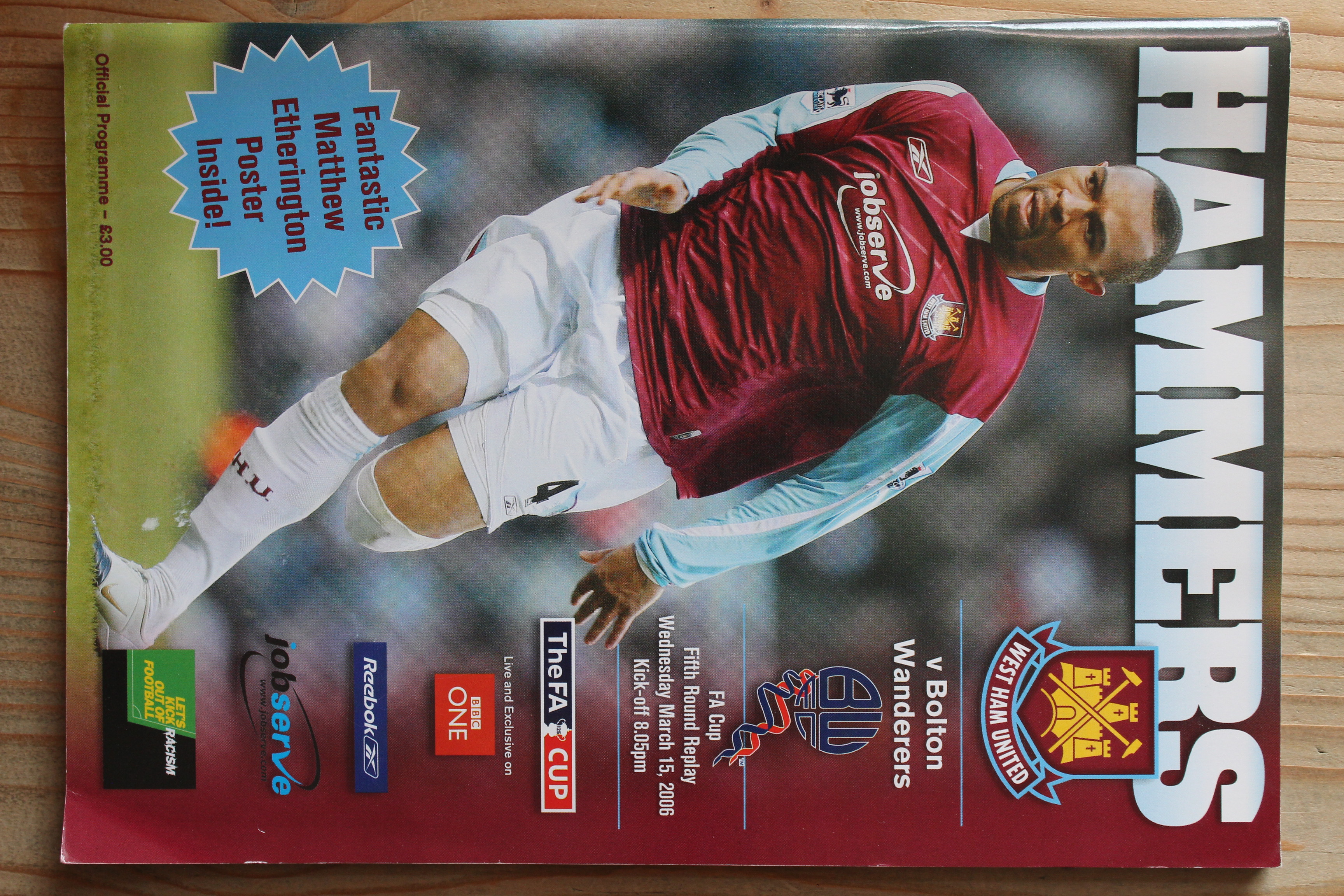 West Ham United FC v Bolton Wanderers FC