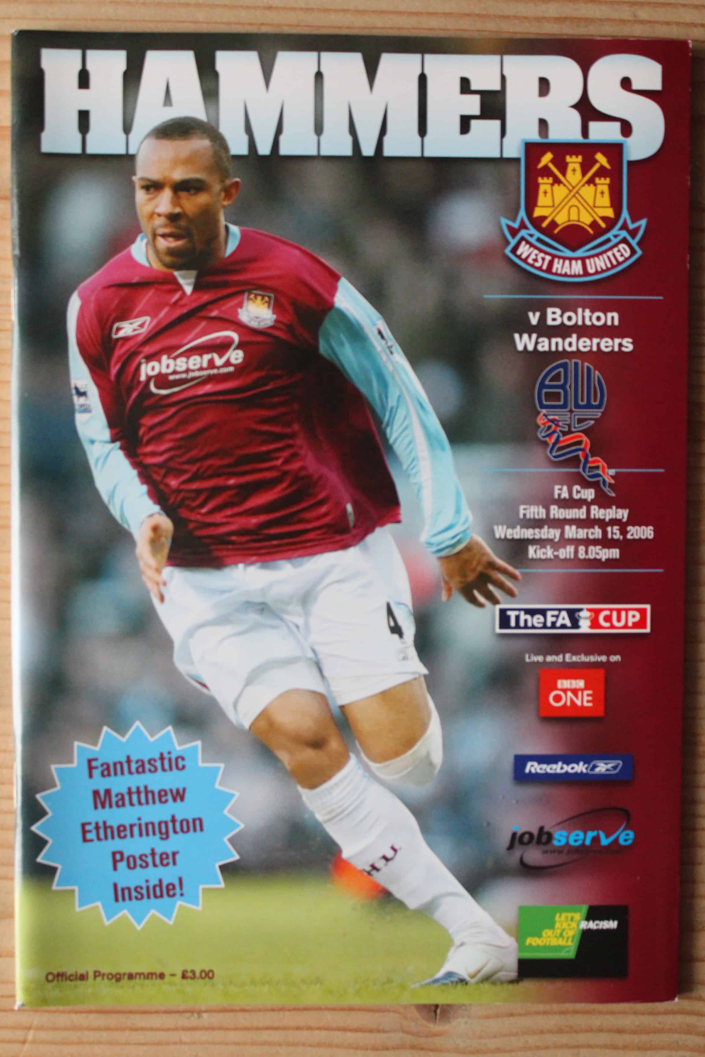 West Ham United FC v Bolton Wanderers FC