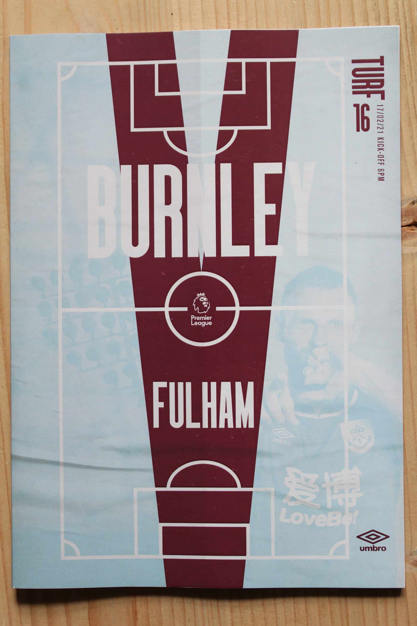 Burnley FC v Fulham FC